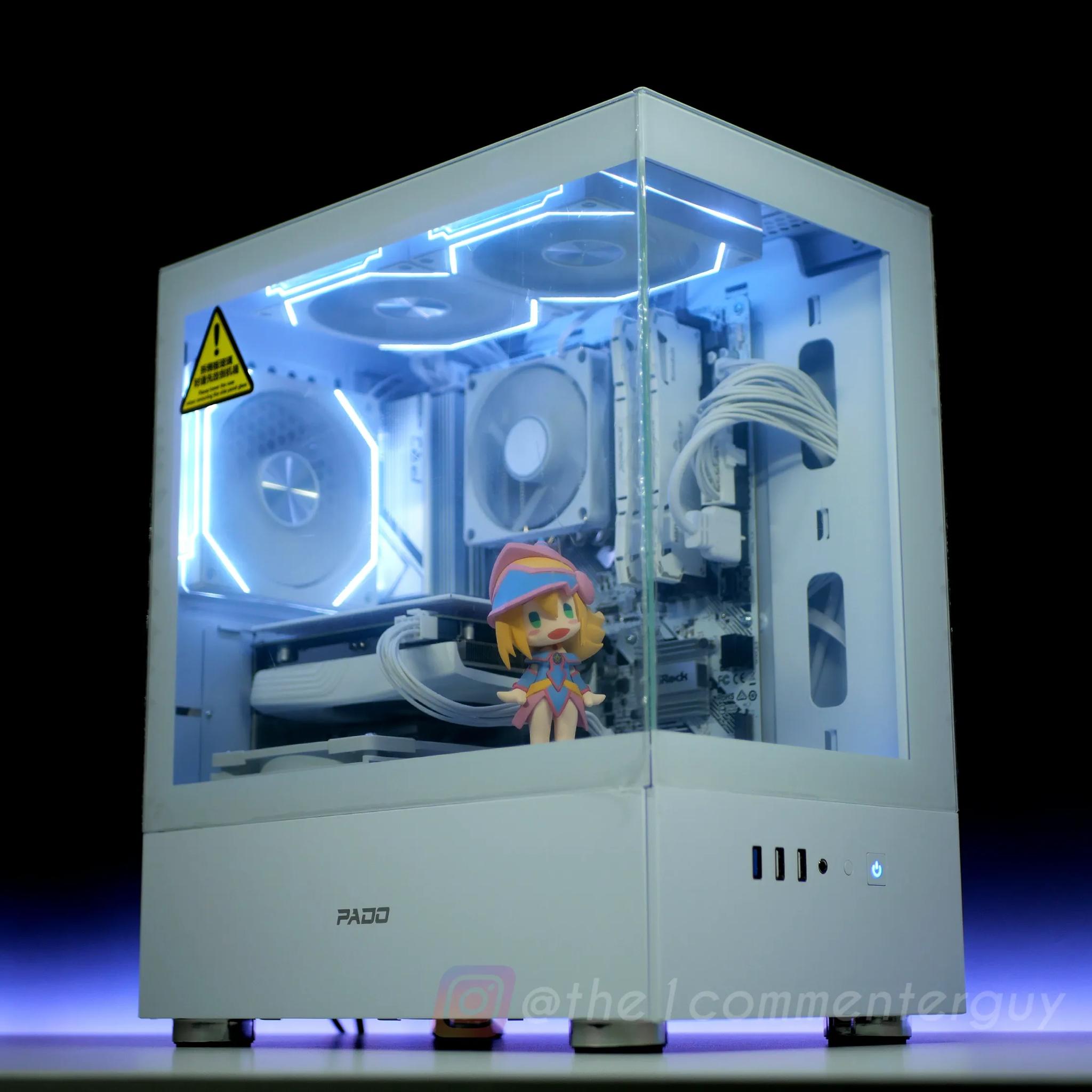 🧊|RTX 4060, Ryzen 5 3600 White gaming PC