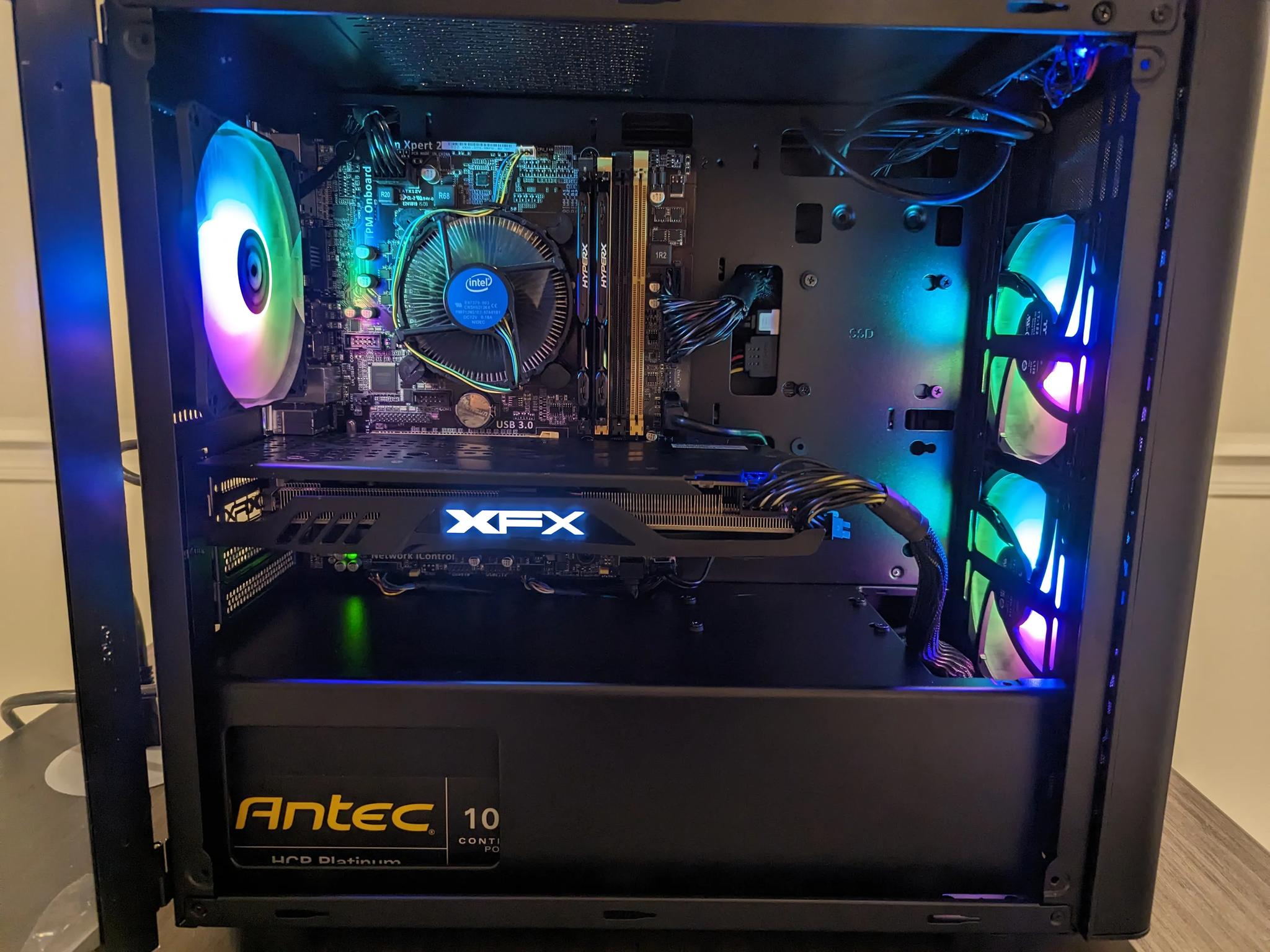 Thermaltake V150 TG (16Gb RAM, 2.2TB storage) - XFX GTR Radeon RX 480 8GB