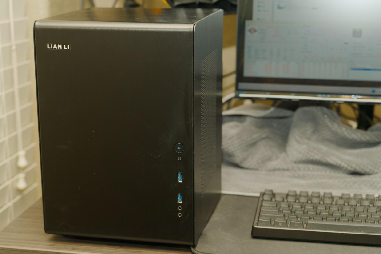 Sleek RTX 3060 Ti + Ryzen 5600G Gaming Mini Tower SFF | 16GB DDR4-3200 | 2 TB NVMe SSD + 4 TB HDD