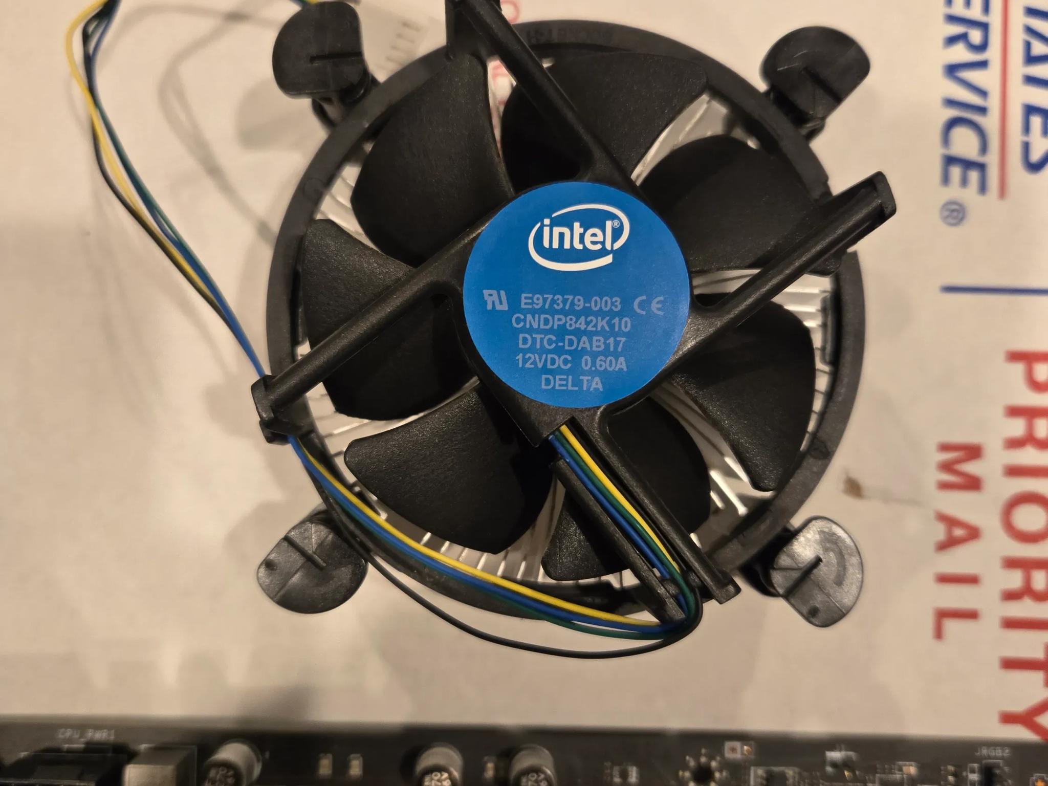 4 Item Bundle - Intel i7 - MSI MPG Z390 Gaming Plus - Intel CPU Cooler - Asus WIFI Card - All Tested