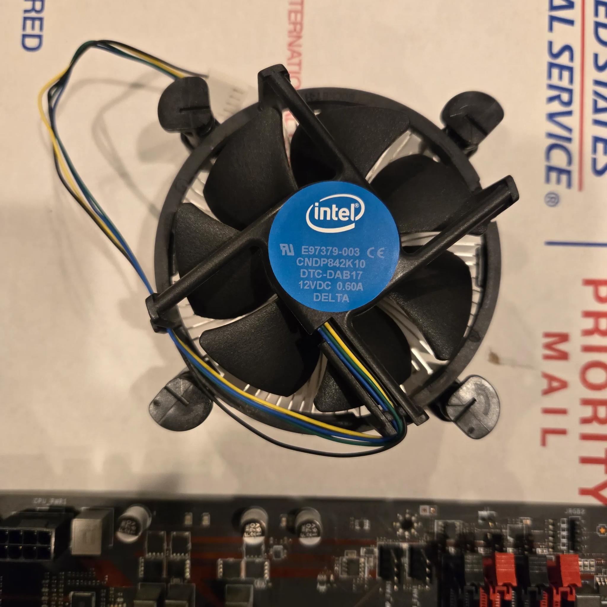 4 Item Bundle - Intel i7 - MSI MPG Z390 Gaming Plus - Intel CPU Cooler - Asus WIFI Card - All Tested