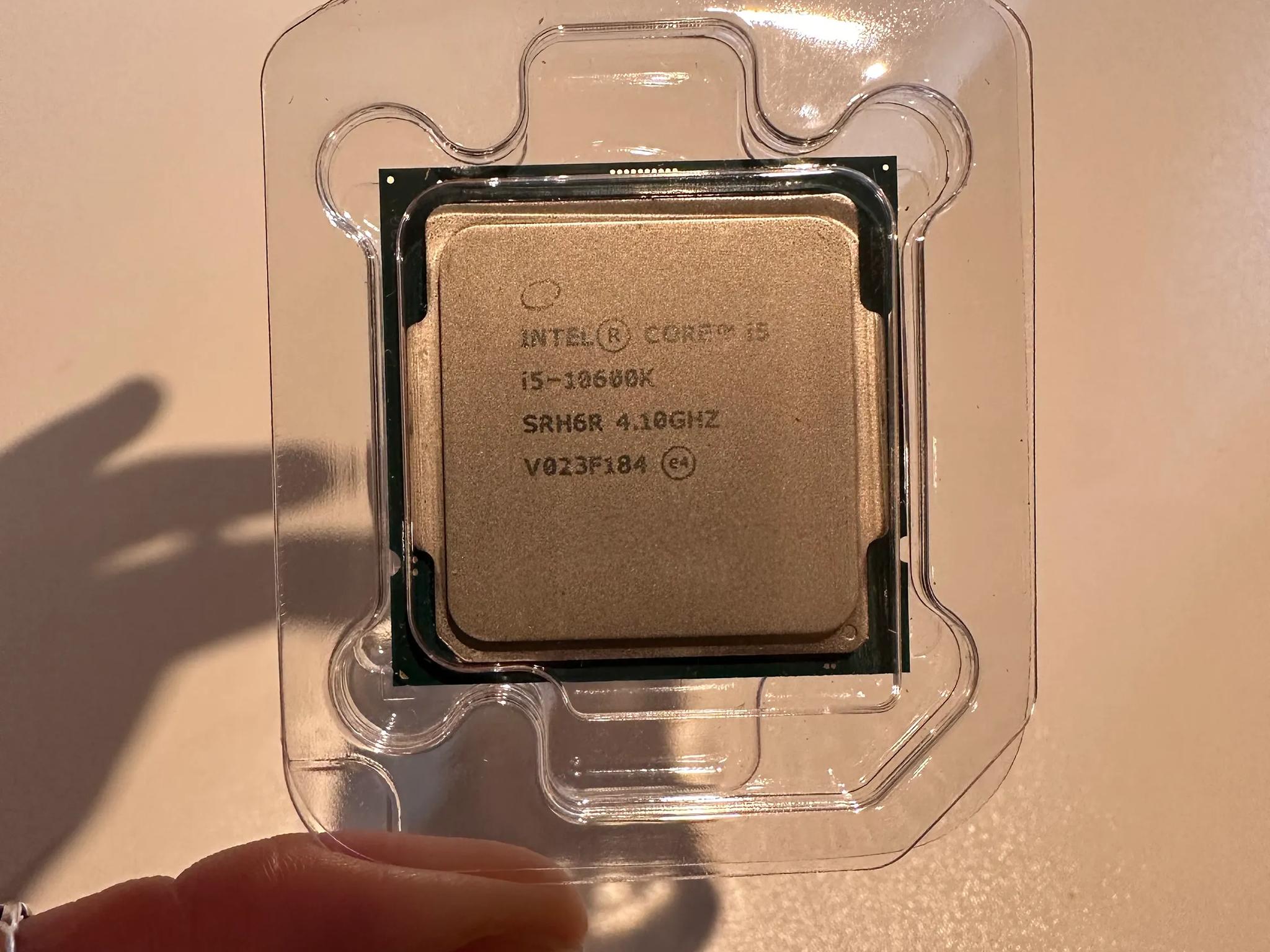 10th Gen Intel Core i5-10600K 4.1 GHz (Lightly Used, In Box)