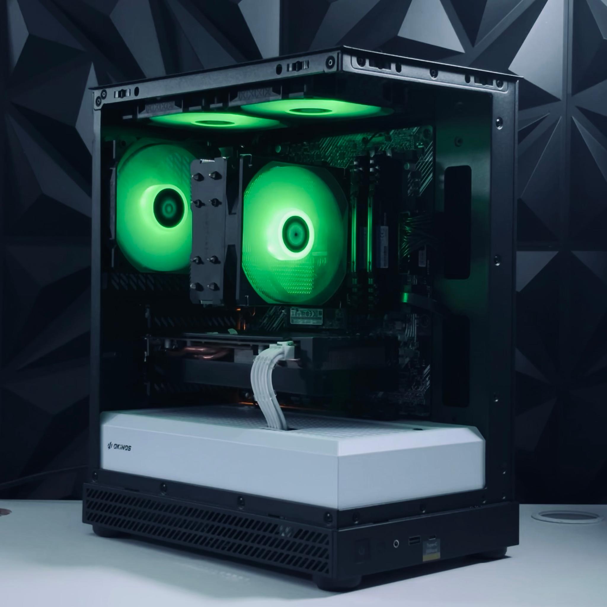 🧡🎃 Spooky Gaming PC - 🦁RTX 3080 🦁Ryzen 5 5500 🦁16GB RAM 🦁2TB 🦁WIFI + BT ⚡️🧡