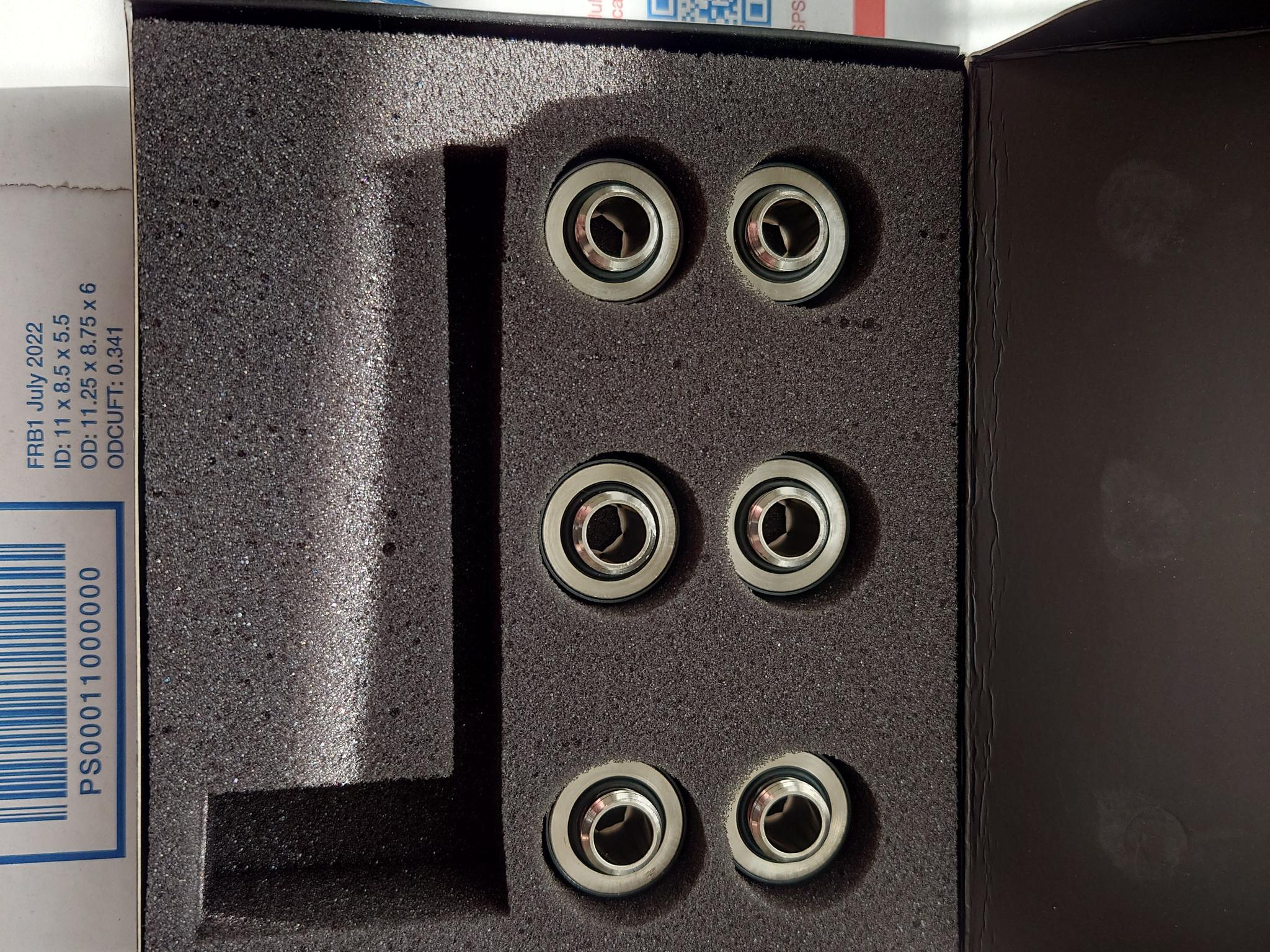 Optimus Flex Compression Fitting Satin Black 6 Pack