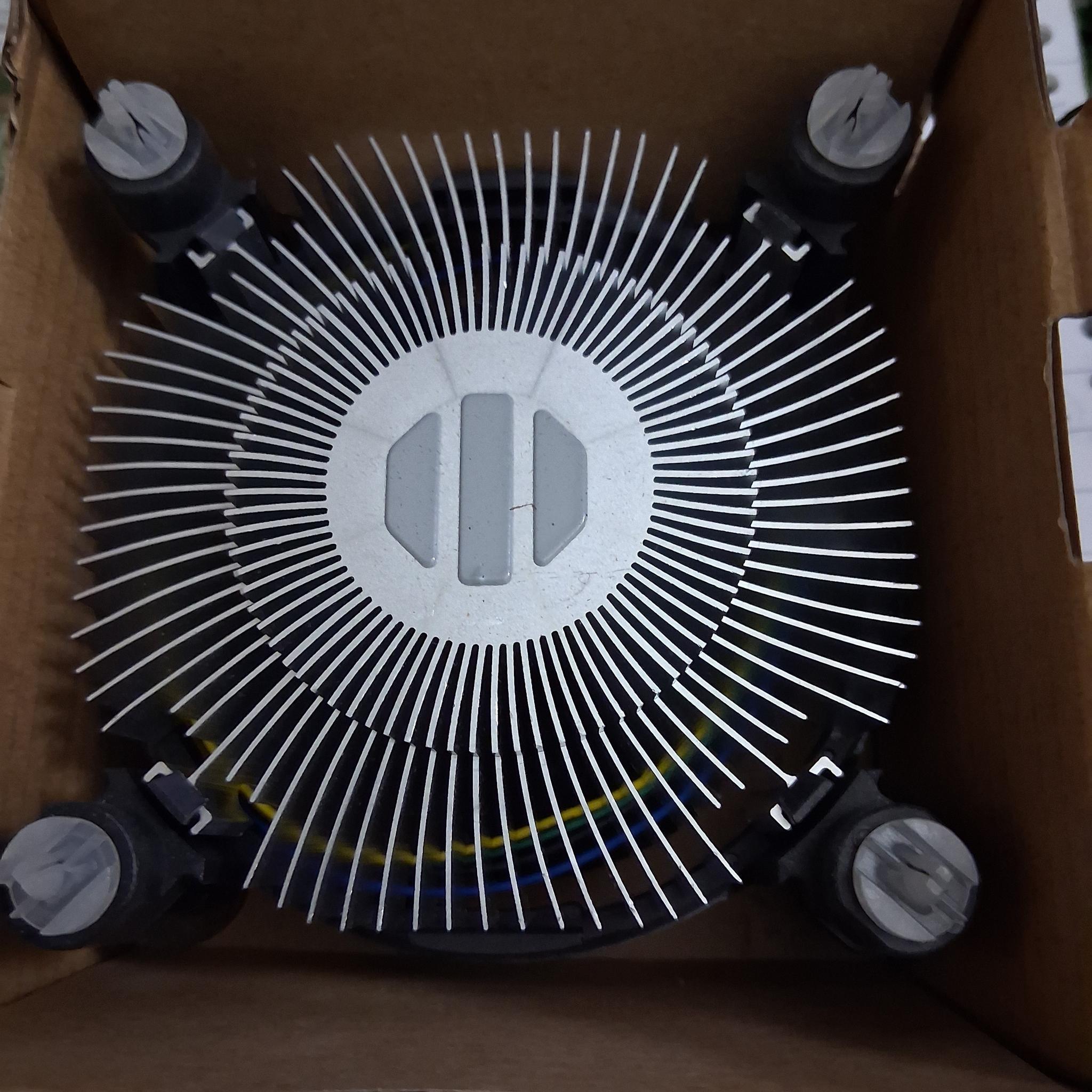 Intel Core i3-8100 SR3N5 CPU + Unused Intel Cooler (OG Paste) — Ships in i5 Box