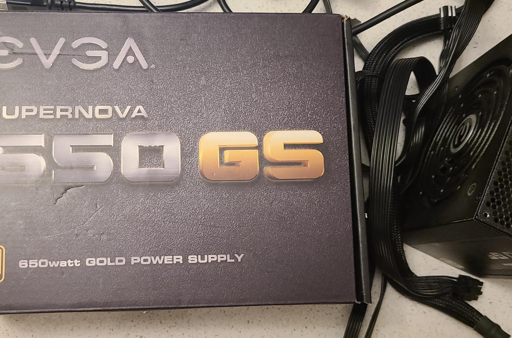 EVGA SuperNOVA 650 GS 650 W 80+ Gold Certified Fully Modular ATX Power Supply