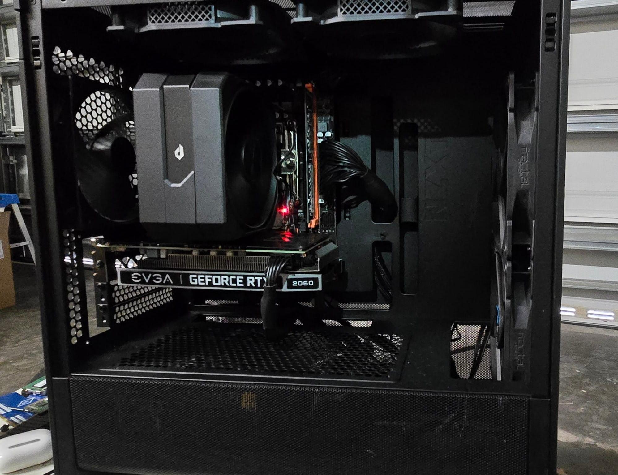 🔥 RTX 2060 Gaming PC – Clean Black NZXT Build | 16gb Ram | 6 Core Xeon | 512gb NVMe