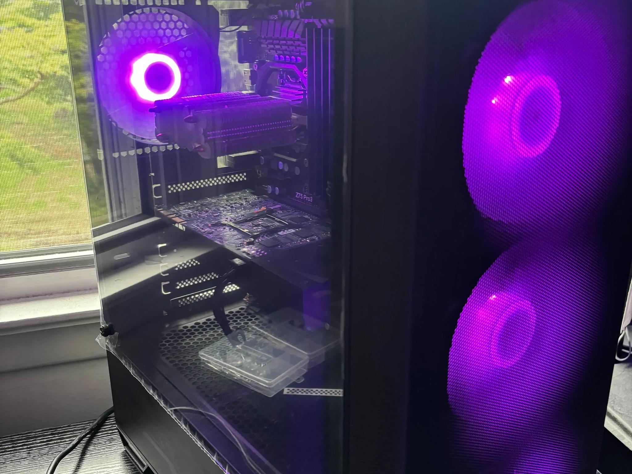 GAMING PC i5 16GB NVIDIA GTX 760 RGB Lighting RGB Fans Computer