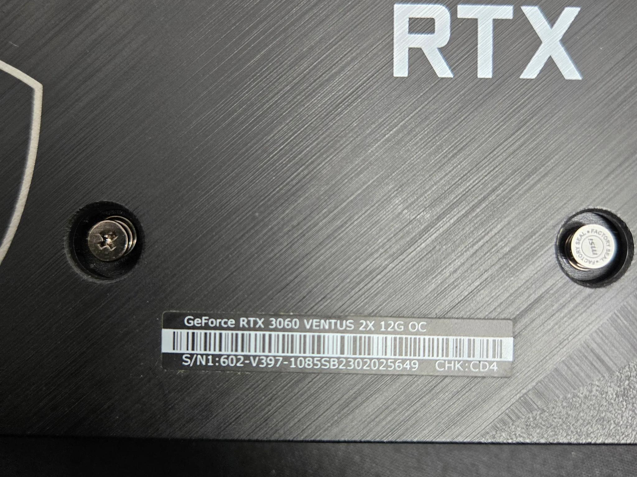 RTX 3060 12gb - MSI