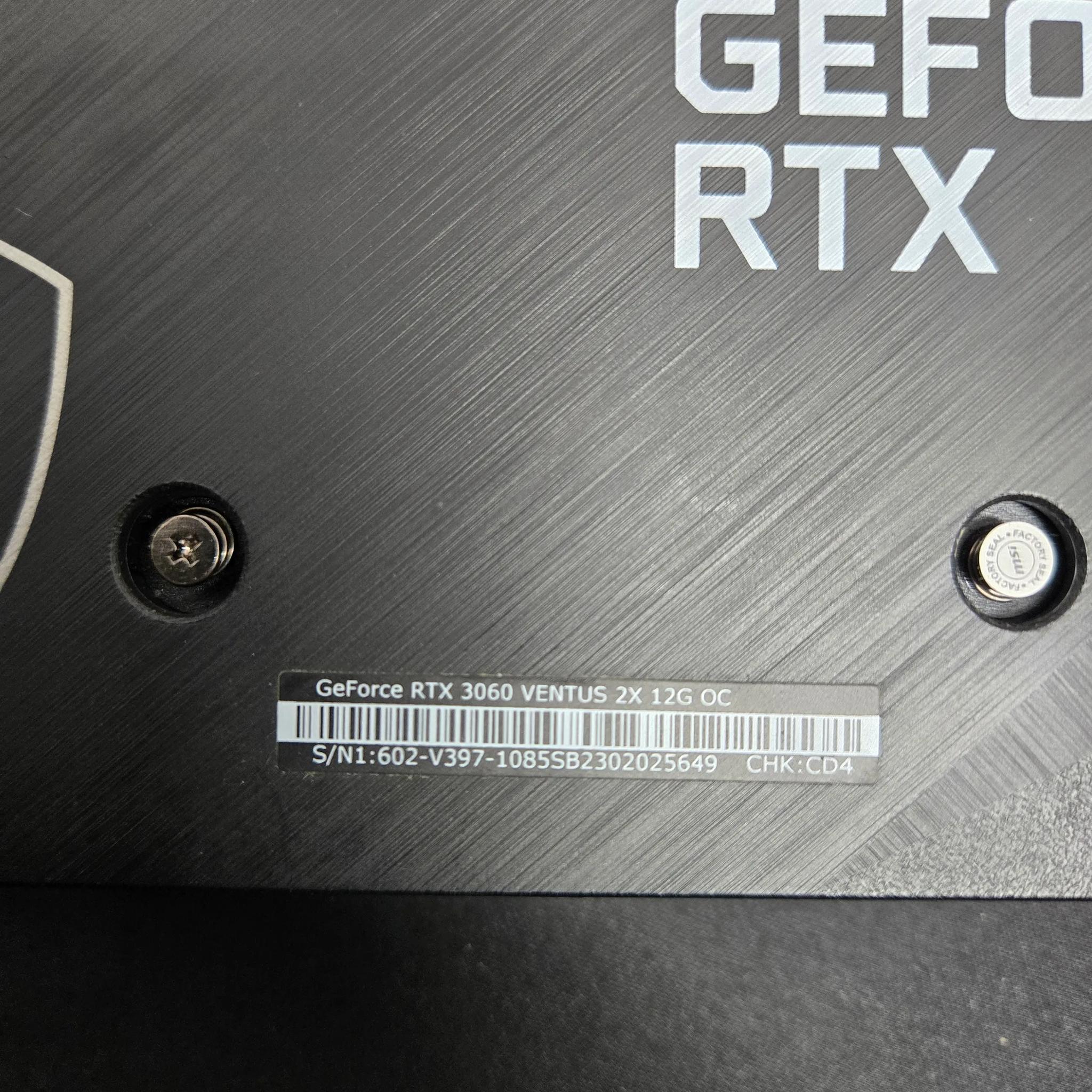 RTX 3060 12gb - MSI