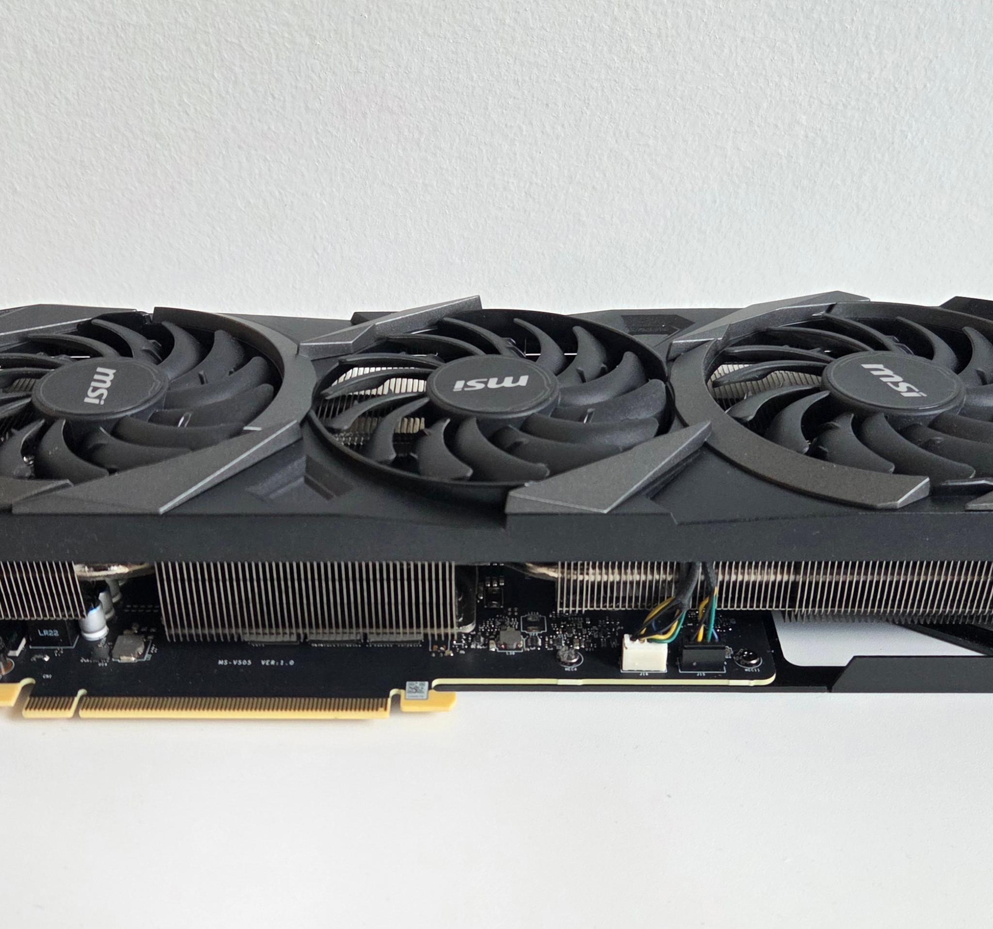 MSI GeForce RTX 3070 Ti VENTUS 3x 8G OC - 8GB GDDR6X, 1800 MHz
