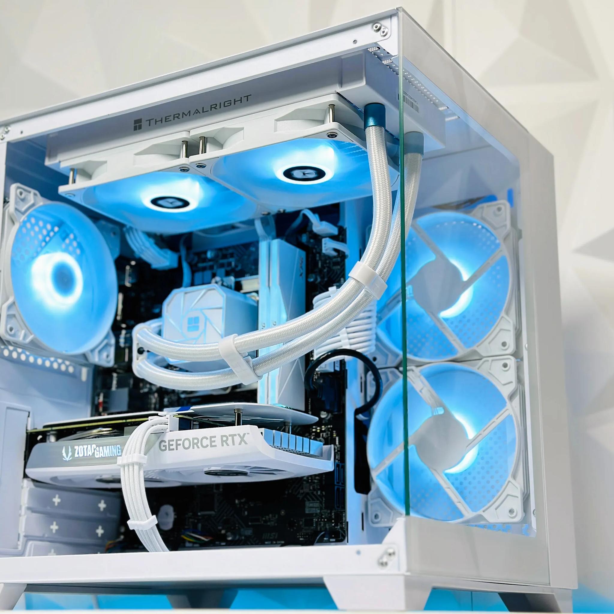 🌕⭐Liquid Cooled Gaming PC❄️Nvidia RTX 4070 12GB❄️AMD Ryzen 7 5800X 8 core❄️32GB DDR4