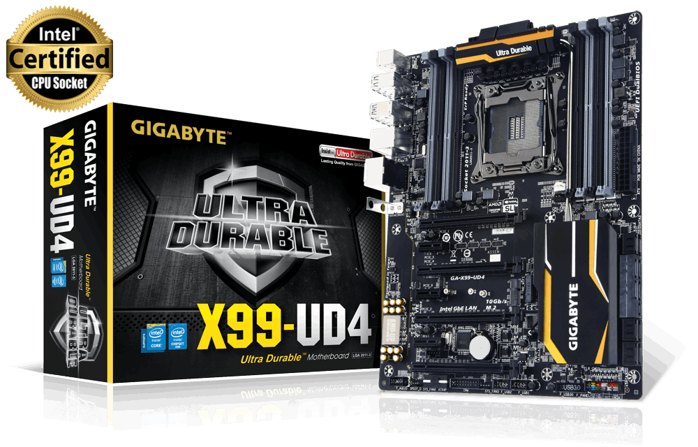 (COMBO) Gigabyte X99-UD4 + Crucial 64GB RDIMM + Intel 600P NVMe 512GB