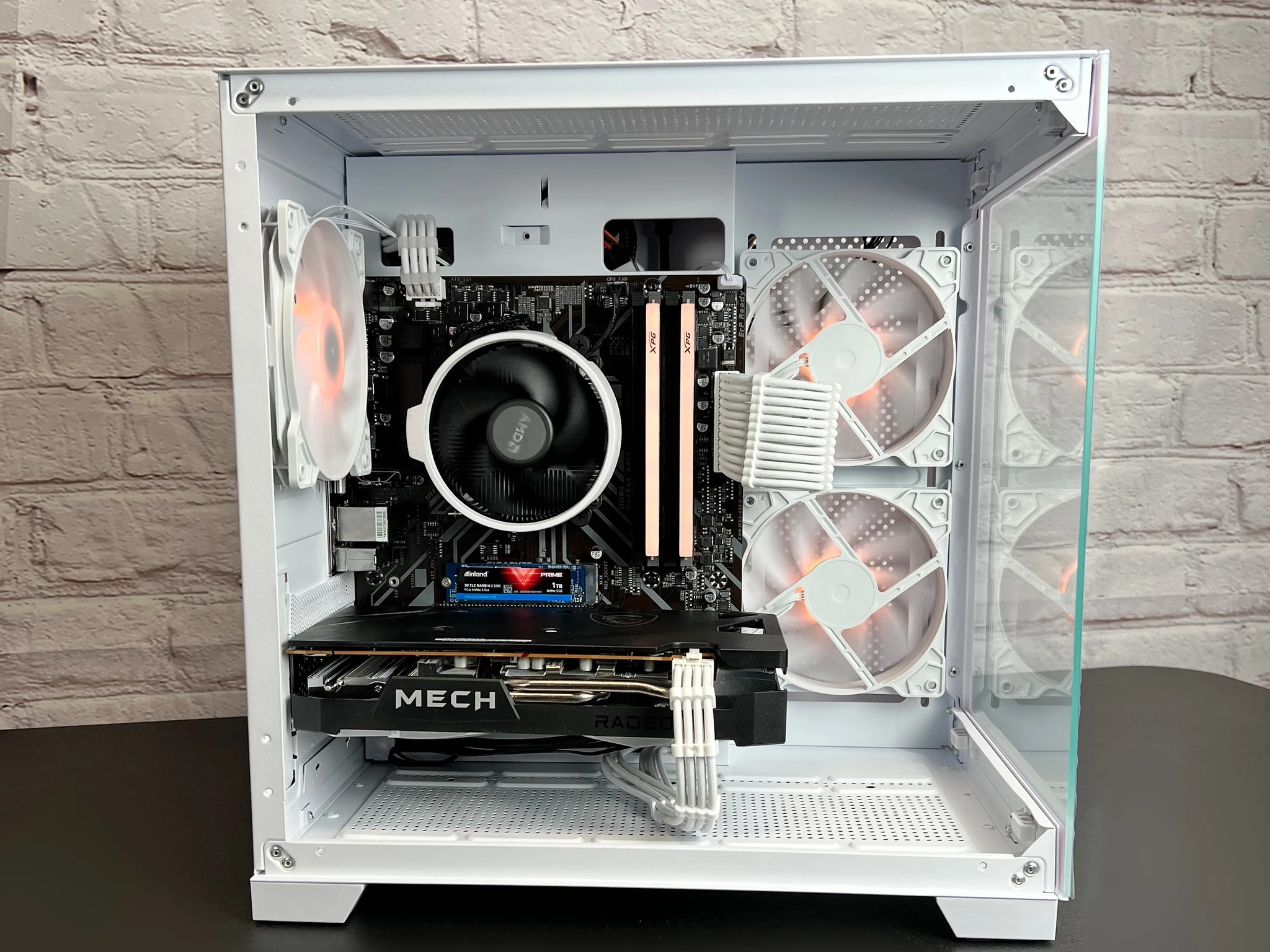 Ryzen 5 3600 RX 6600 16GB RAM 1TB M.2 Wifi 5 Bluetooth Window 10 Gaming PC