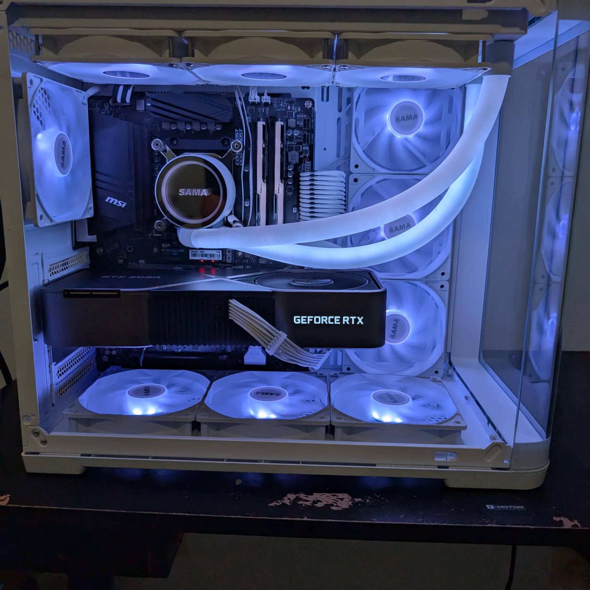 Top Tier RTX 4k Gaming PC - Ryzen 7 5800x3d | RTX 3090 | DDR4 32 GB 3600 | 1 TB NVME Liquid Cooled