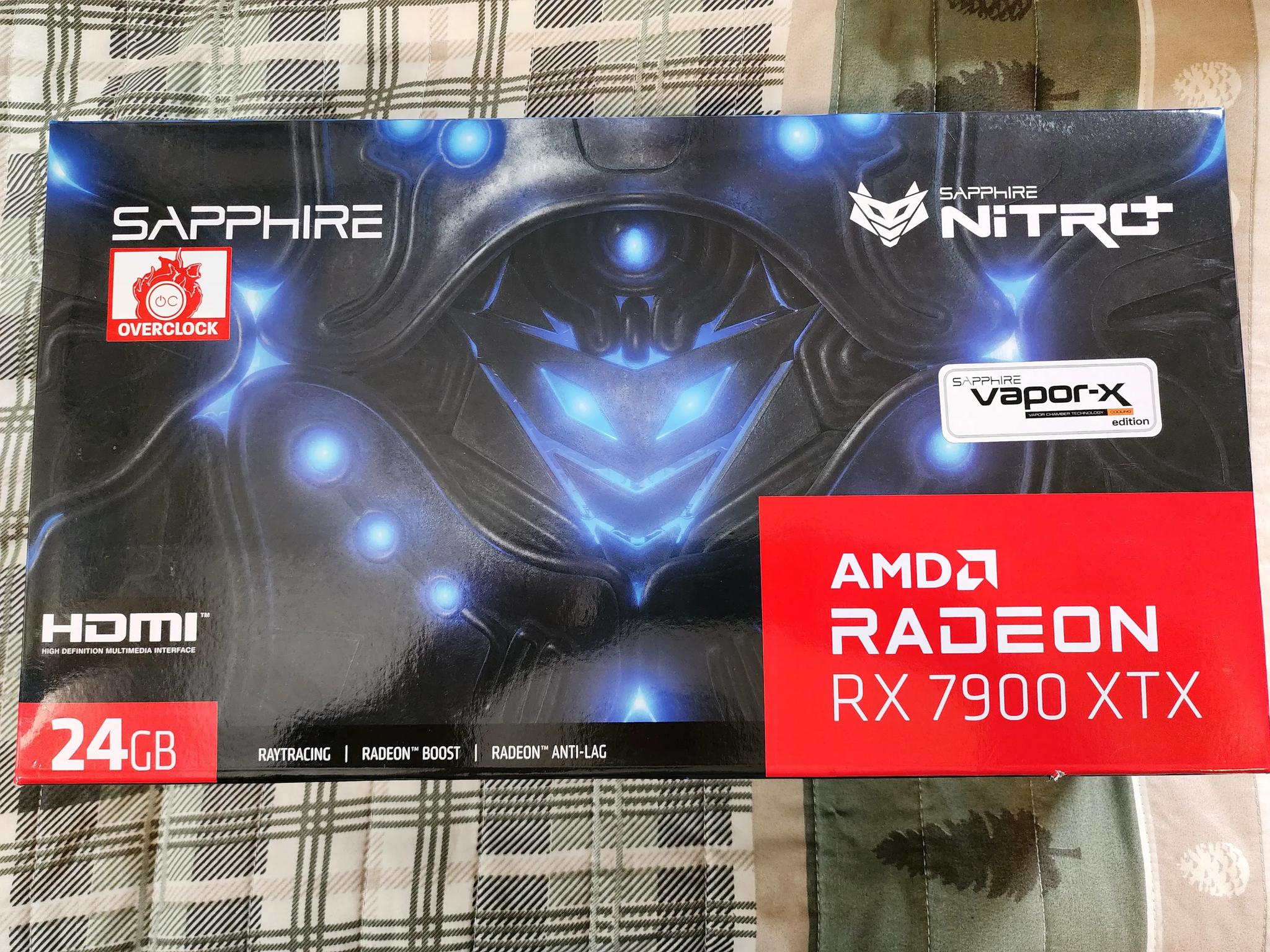 Sapphire NITRO+ AMD Radeon™ RX 7900 XTX Vapor-X 24GB  7900XTX