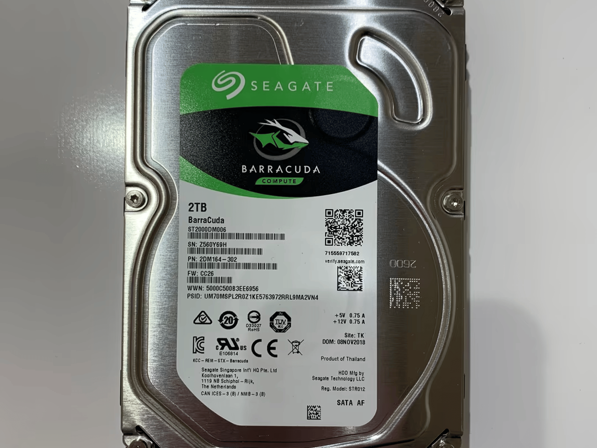 Seagate 2TB 7200 RPM desktop internal hard drive