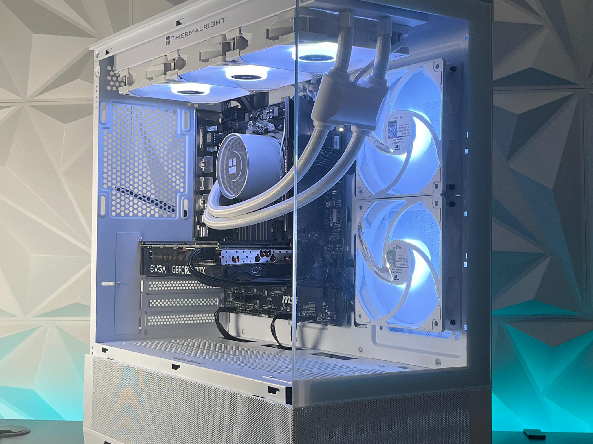 RTX 3060 Ti 8GB, Ryzen 5 4500, 32GB RAM 3200MHz | White RGB Gaming Computer/PC