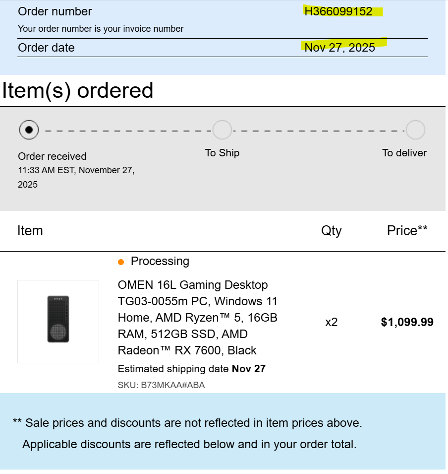 HP OMEN AMD Radeon RX 7600