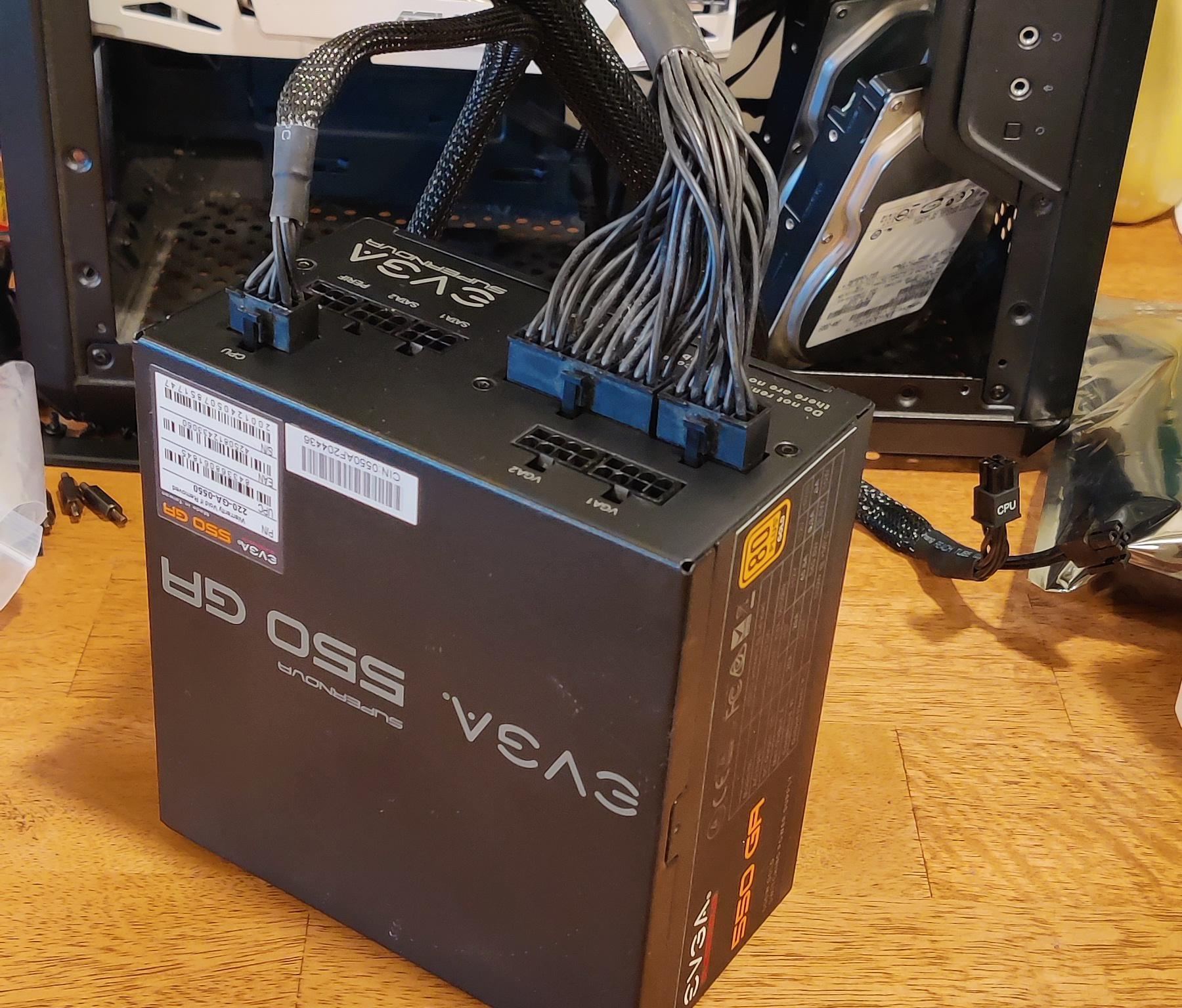 EVGA SuperNOVA 550 GA PSU