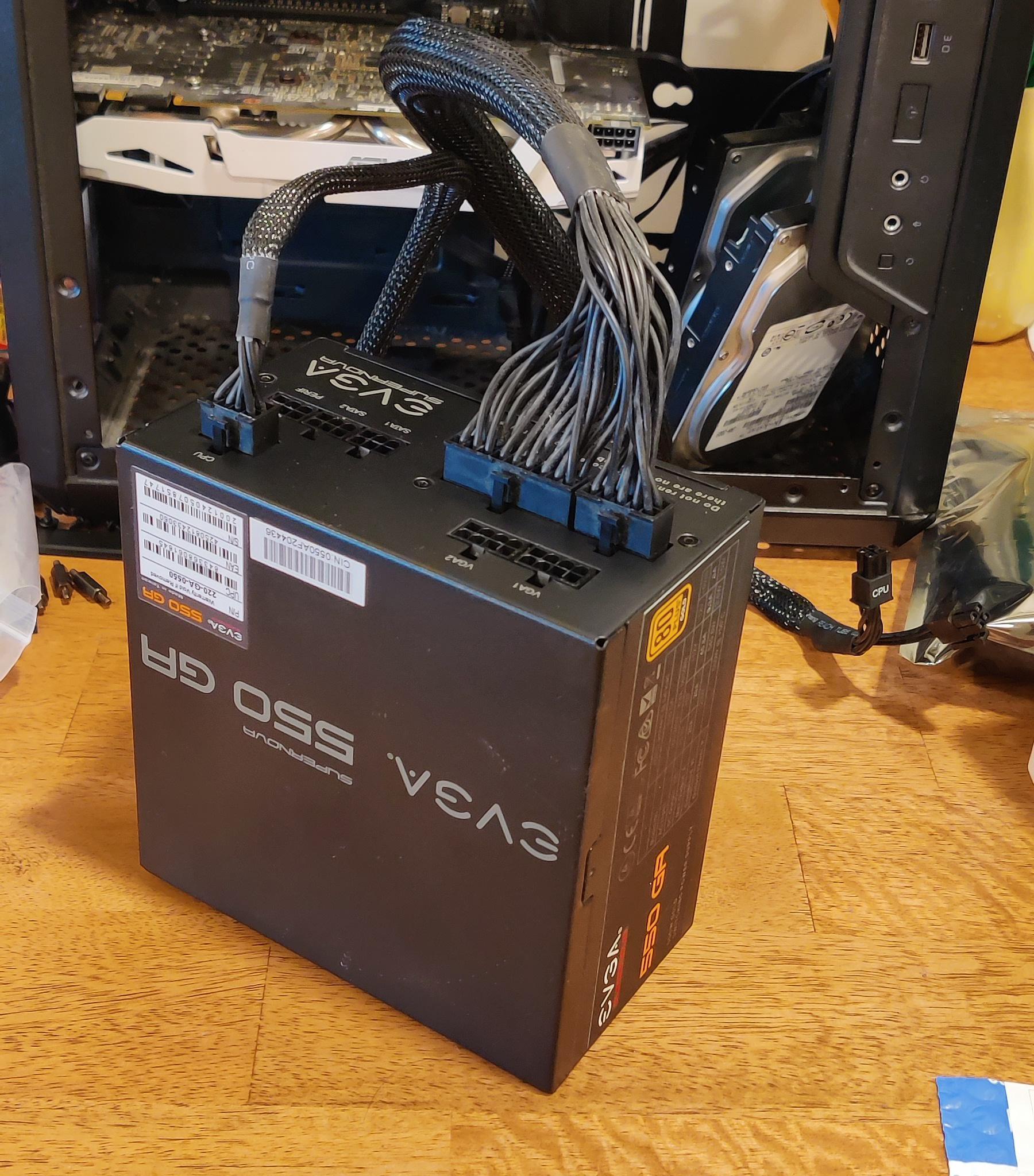 EVGA SuperNOVA 550 GA PSU