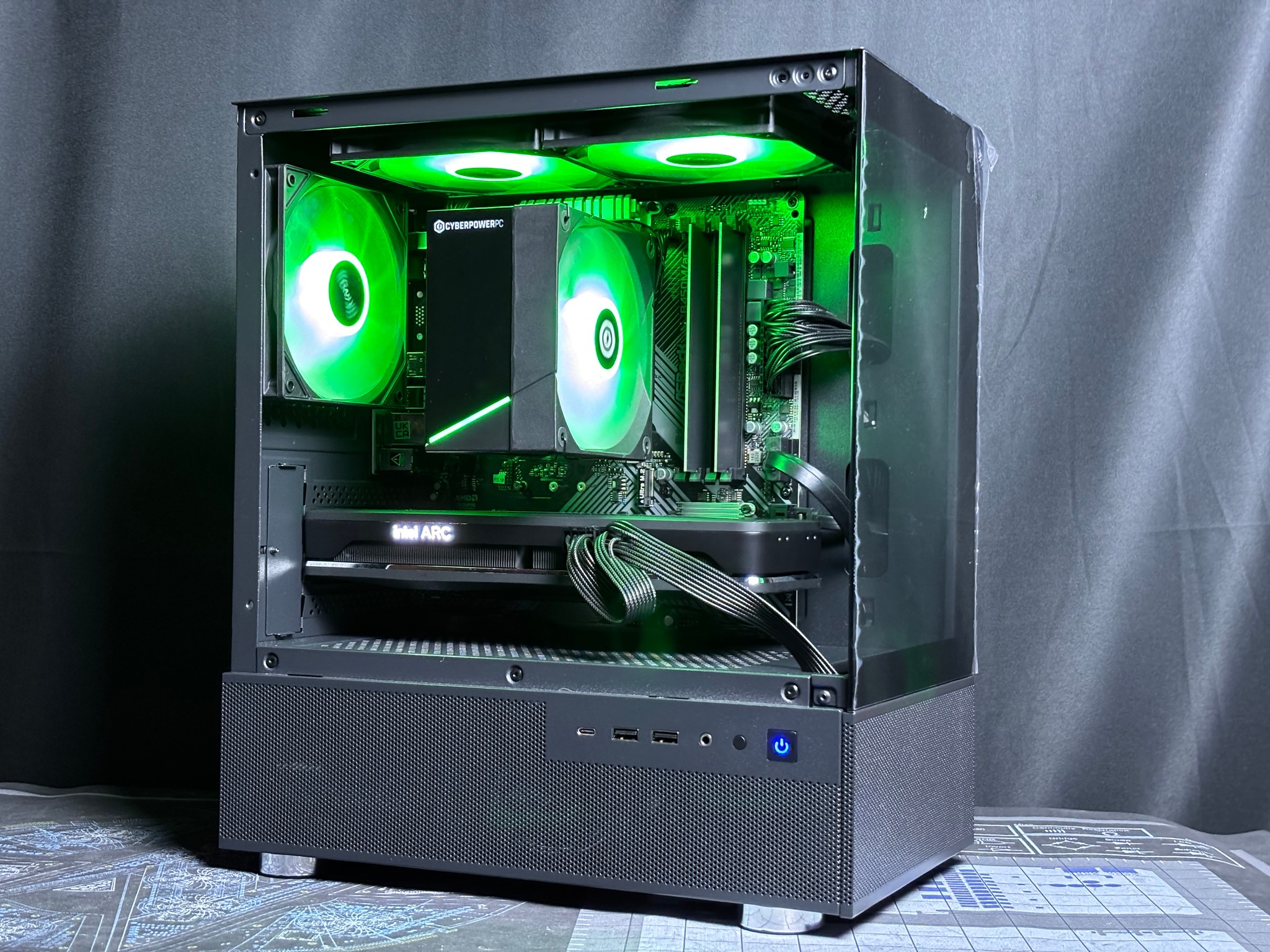 🖤SUPER GAMING PC🖤 Ryzen 5 5500 | Arc A750 | 16gb DDR4 | 500GB SSD🔥