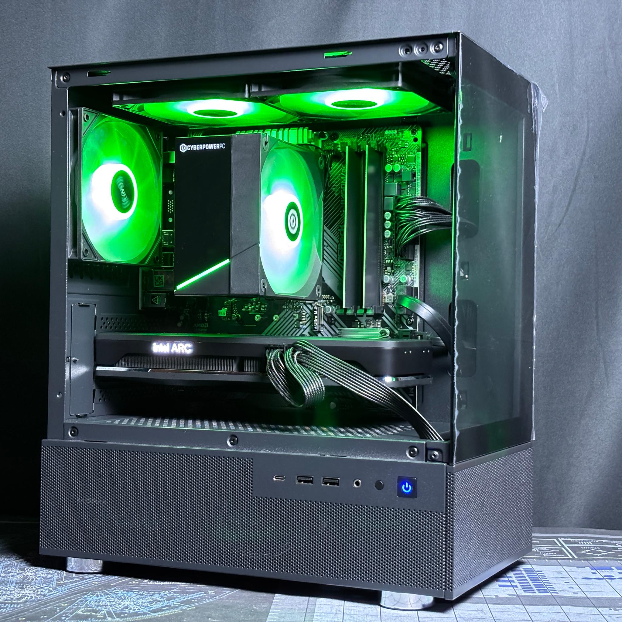 🖤SUPER GAMING PC🖤 Ryzen 5 5500 | Arc A750 | 16gb DDR4 | 500GB SSD🔥