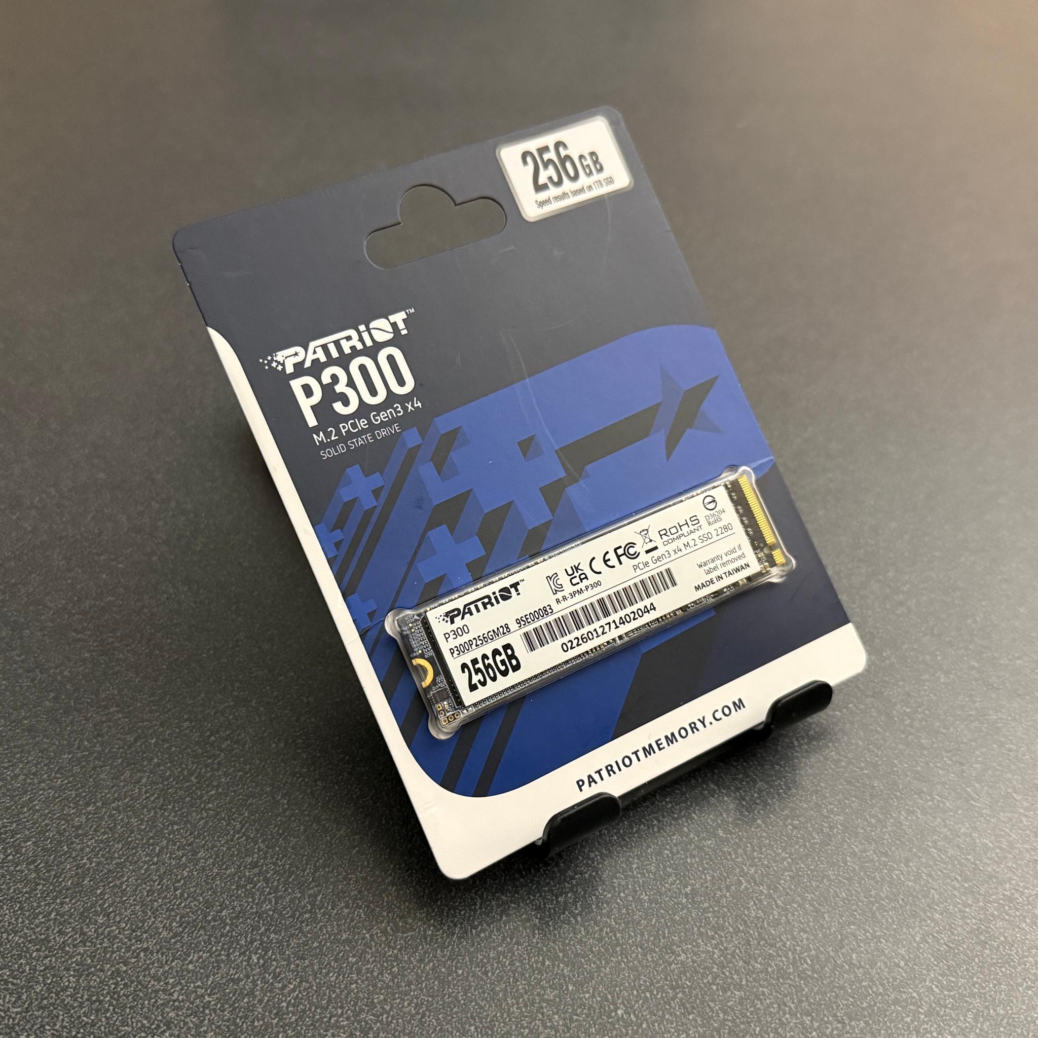 NEW 256GB Patriot P300 NVMe M.2 SSD