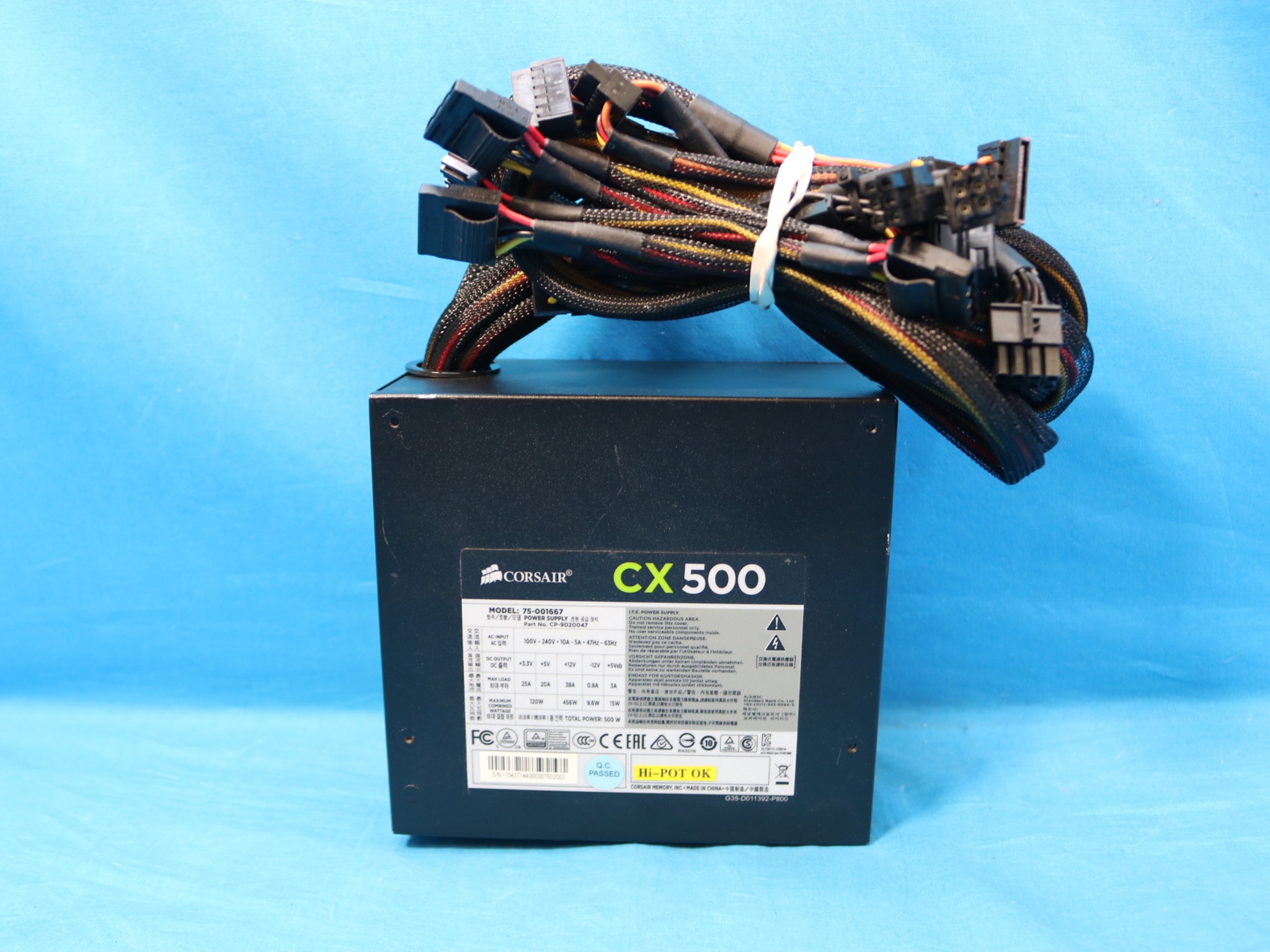 Corsair CX500 500W 80+ Bronze ATX Desktop Power Supply - 4266233097