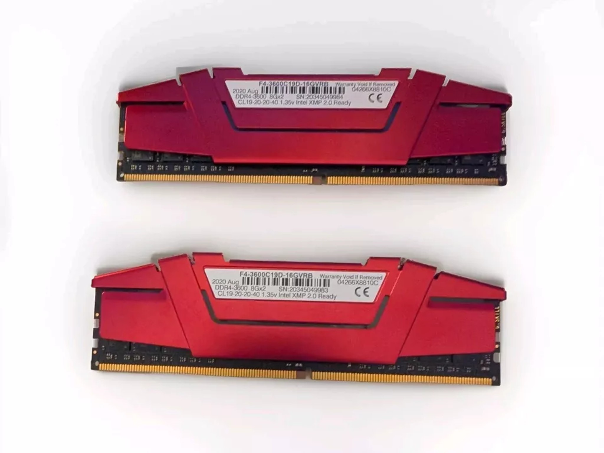 G.SKILL Ripjaws V Series 16GB (2 x 8GB) DDR4 3200 (PC4 25600) Intel XMP 2.0 RAM (Read Description)