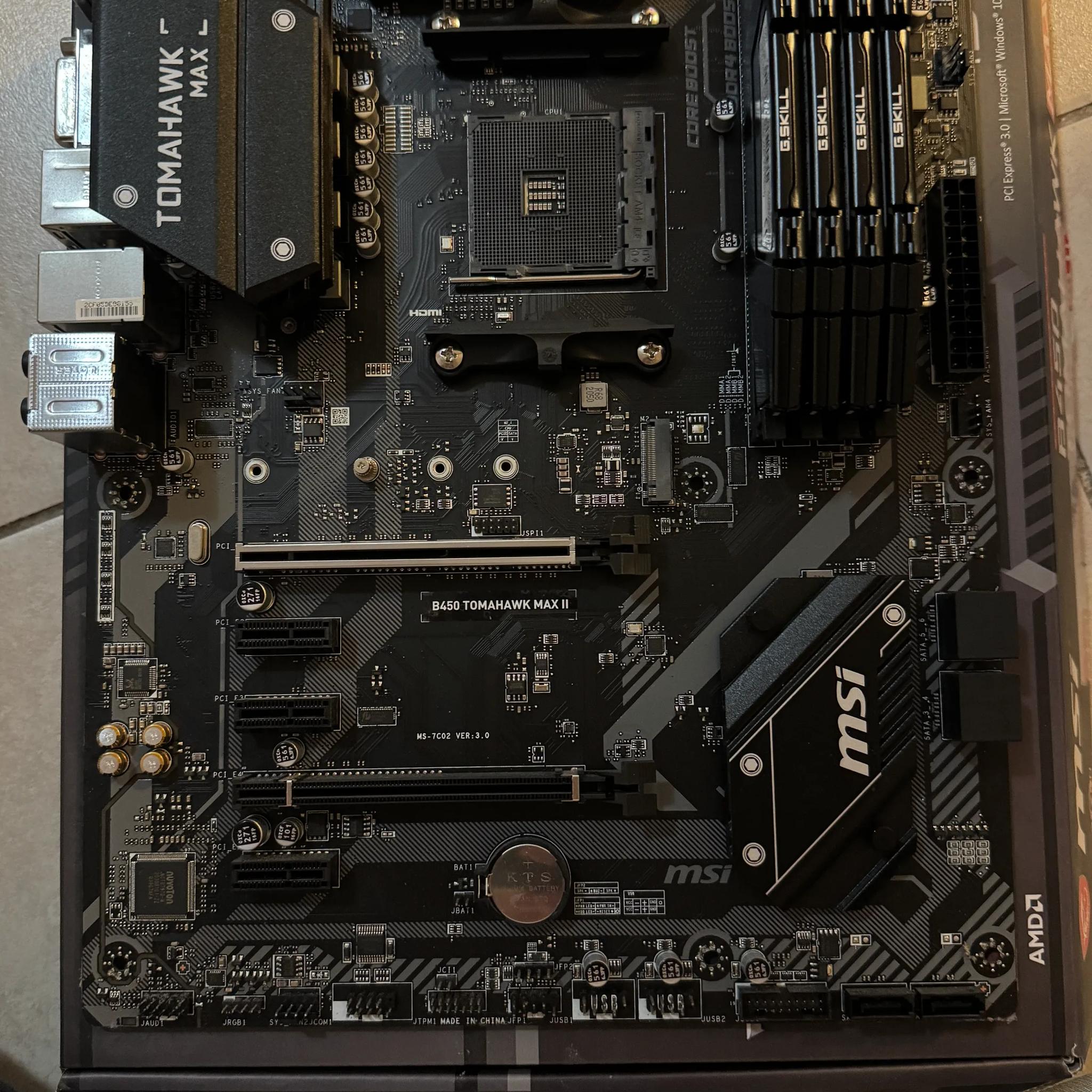 5800x COMBO - MSI B450 Tomahawk MAX II, DDR4 64GB 3200