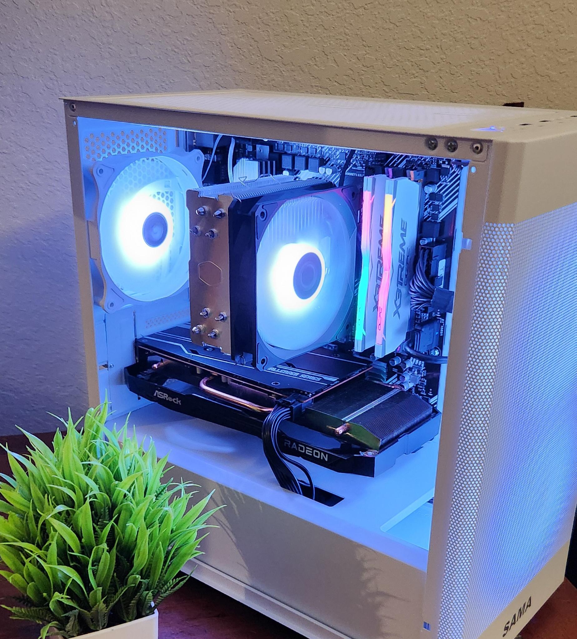 ❄️Igloo🧊 Ryzen 5 4600g Rx 6600 Xt Gaming Pc