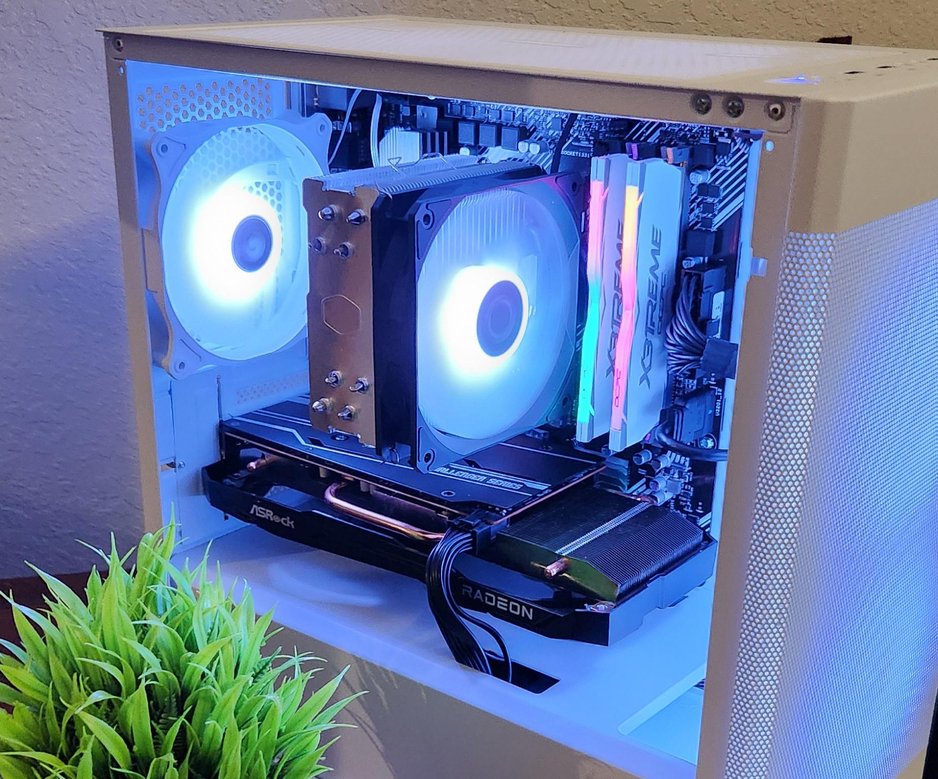 ❄️Igloo🧊 Ryzen 5 4600g Rx 6600 Xt Gaming Pc