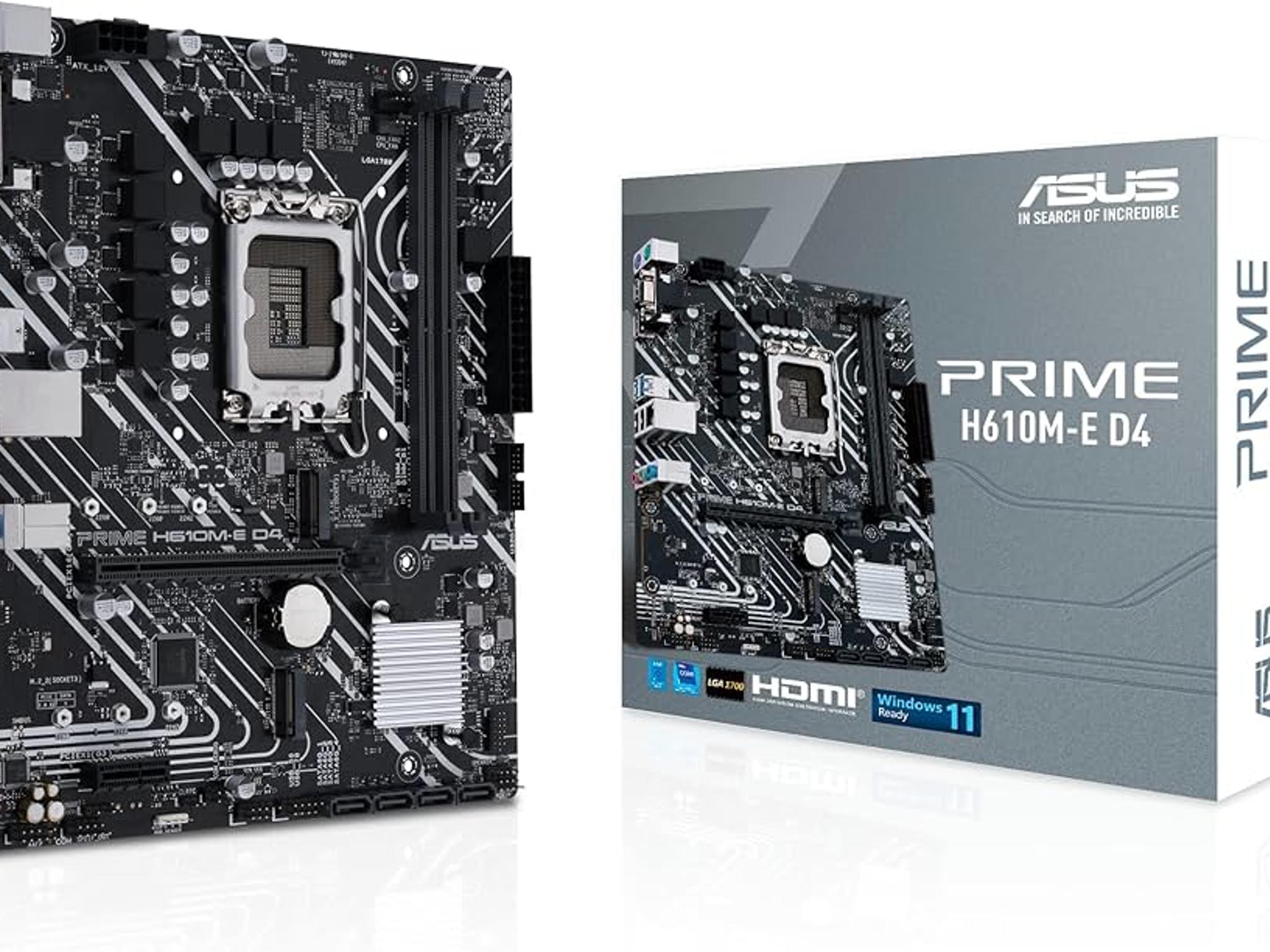 New ASUS Prime H610M-E D4 Motherboard