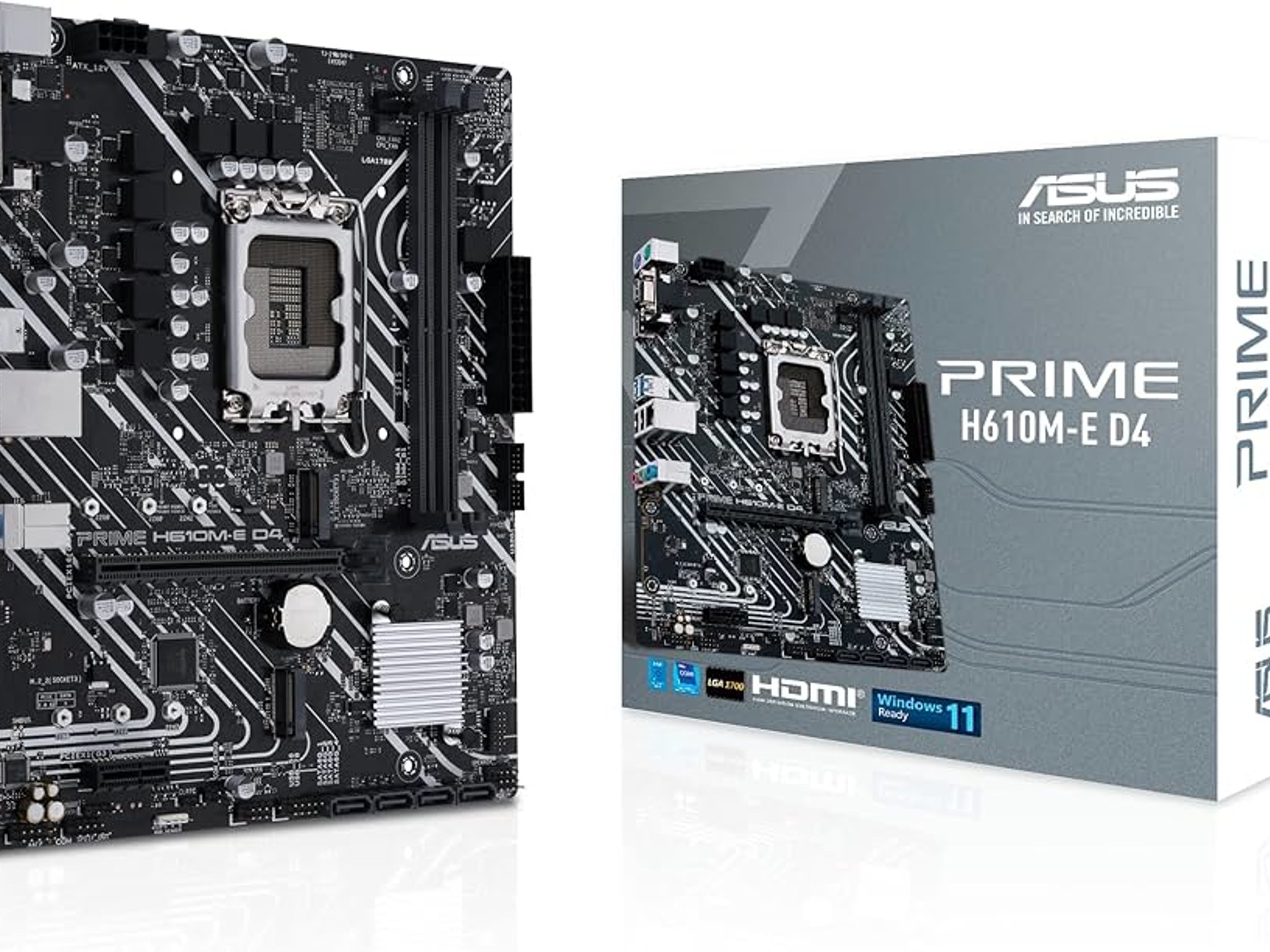 New ASUS Prime H610M-E D4 Motherboard
