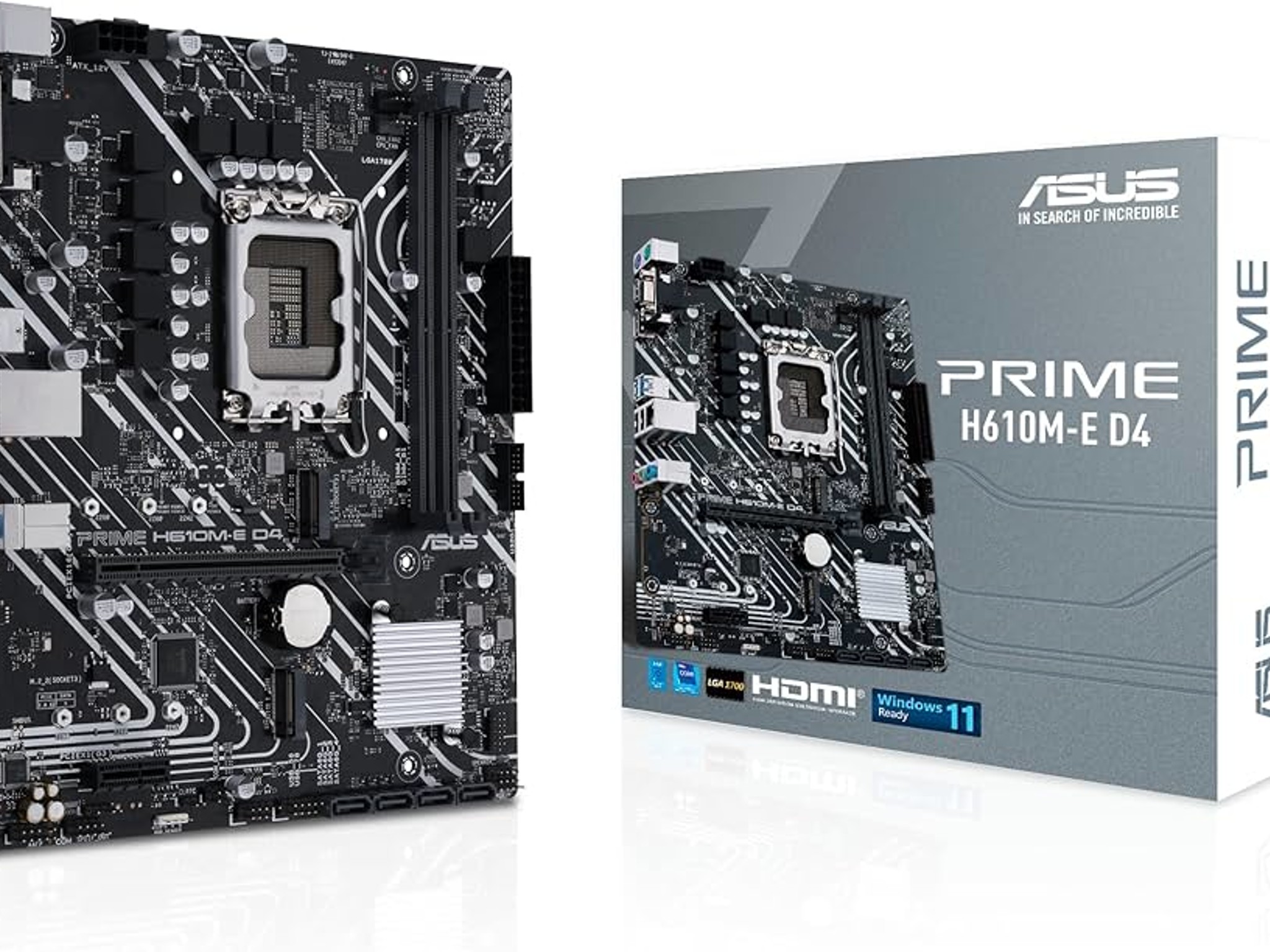 New ASUS Prime H610M-E D4 Motherboard