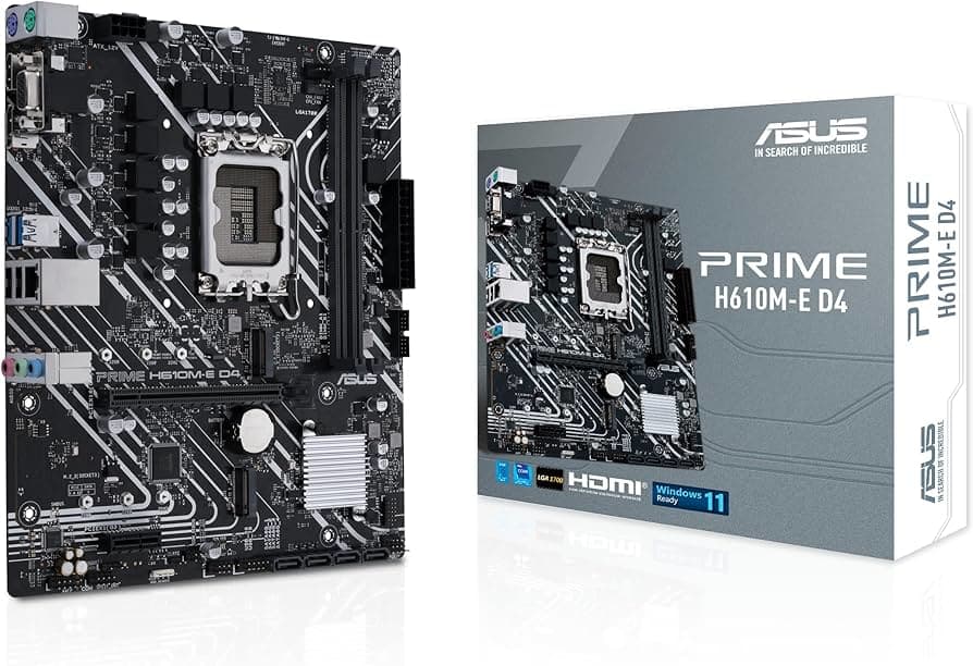 New ASUS Prime H610M-E D4 Motherboard