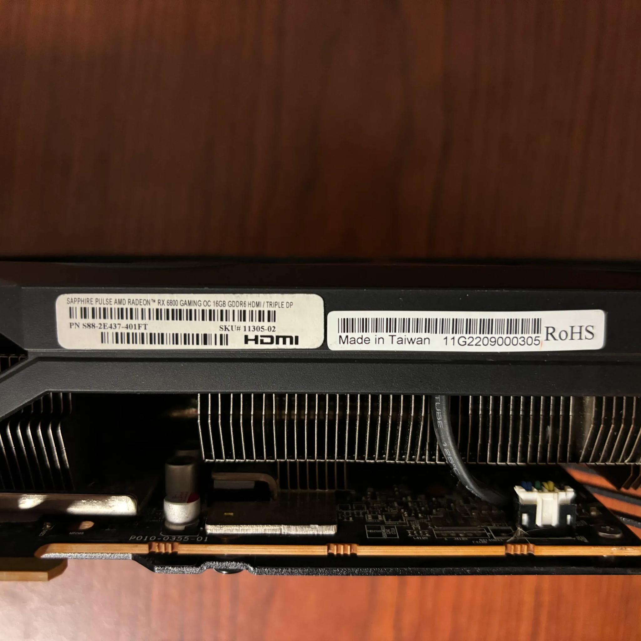 Sapphire Pulse Radeon RX 6800