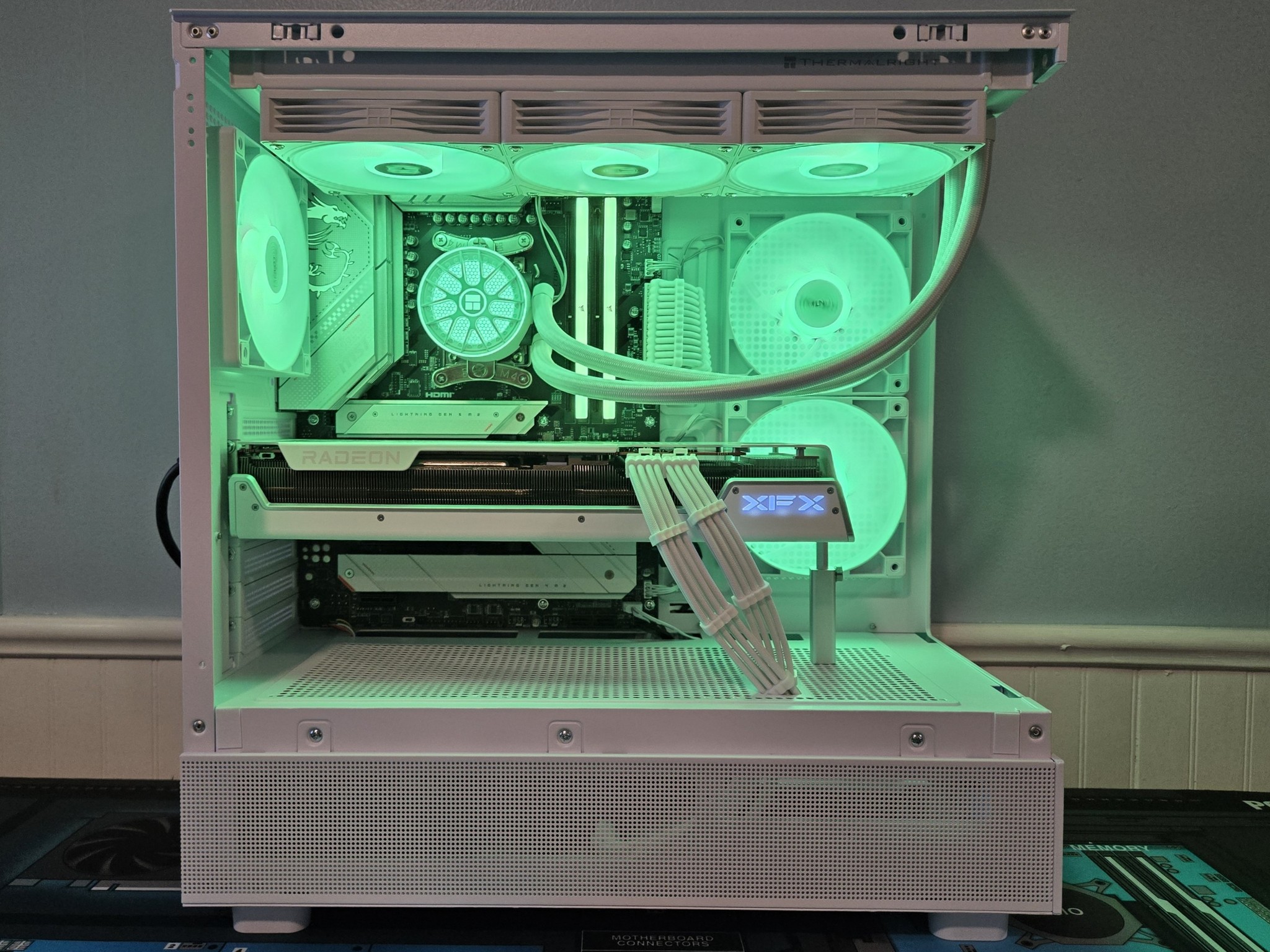 White Gaming/Streaming PC | R7 7700X | RX 7900XT | 2TB NVME | 32GB DDR5 | Win11 Pro | Free Shipping!