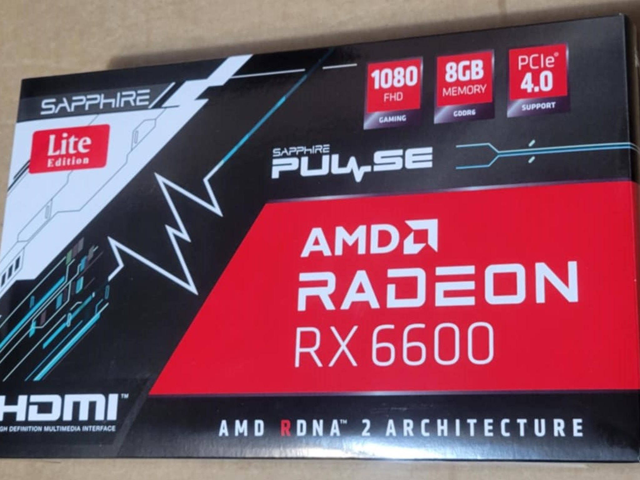 Sapphire Pulse 6600 8GB GPU