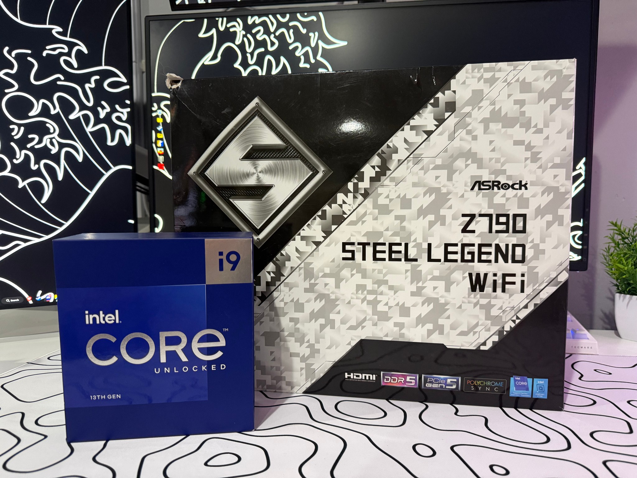 🔥Intel i9-13900K + ASRock Z790 Steel Legend WiFi | OG boxes - CPU/Mobo Combo🔥