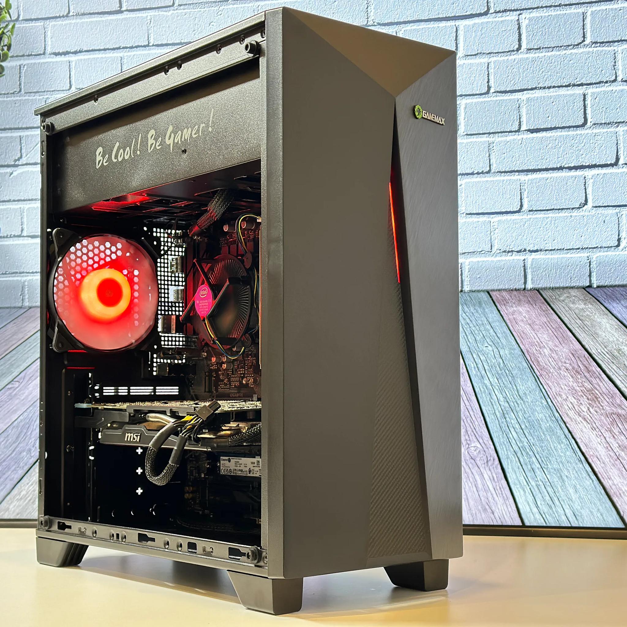 🪙Budget Gaming PC🪙AMD R9 270X -Intel Pentium Gold G6400 @ 4.00GHz-16GB DDR4 RAM-500GB SSD