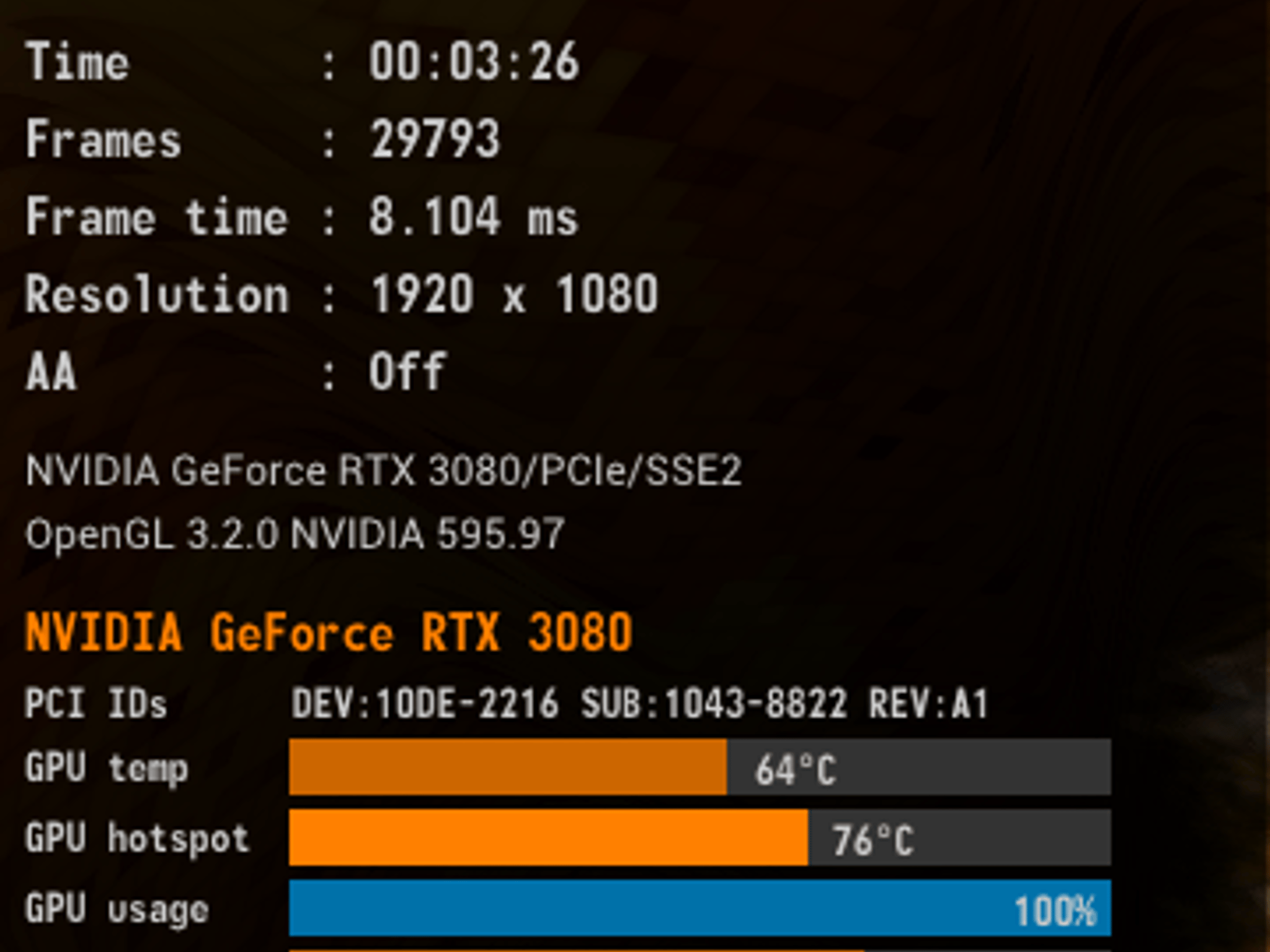 Asus TUF GAMING GeForce RTX 3080 10GB