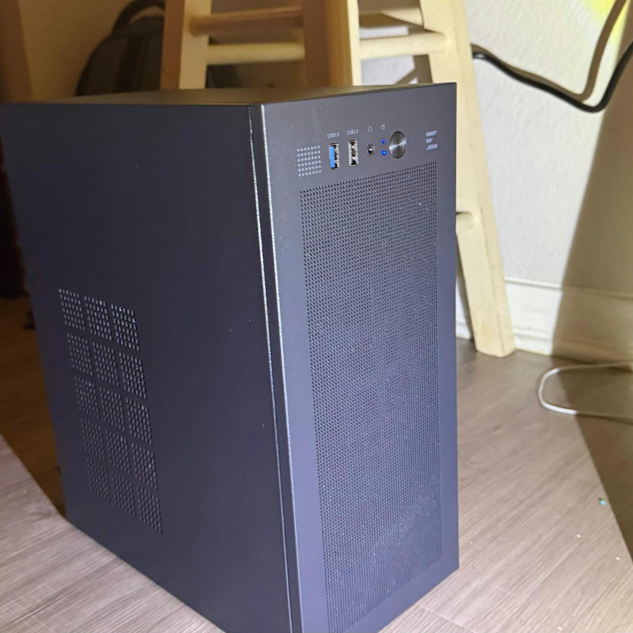 Mini Gaming PC | 10400F | 16GB DDR4 | RTX 3060 12GB | 500GB NVMe | Windows 11 | Zalman Cubix