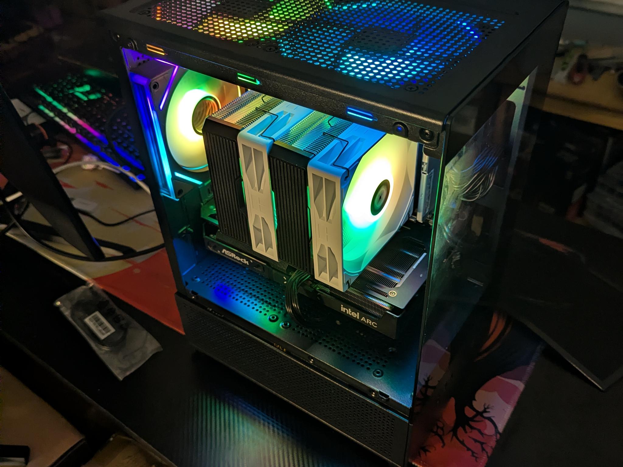 Gaming PC|AMD Ryzen 7 3700X|INTEL ARC B570 10GB|1 TB NVME SSD|32 GB DDR4 3200|Windows 11 Home Active