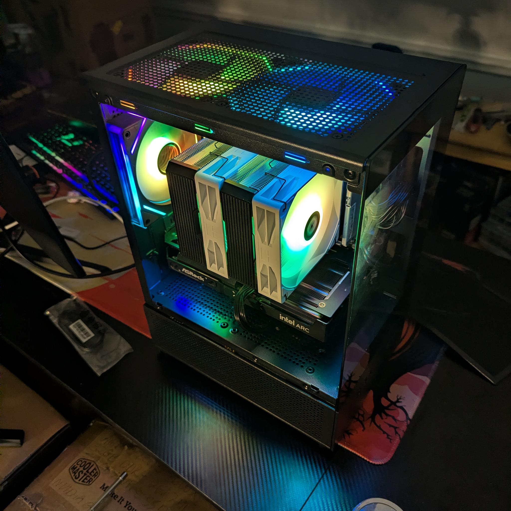 Gaming PC|AMD Ryzen 7 3700X|INTEL ARC B570 10GB|1 TB NVME SSD|32 GB DDR4 3200|Windows 11 Home Active