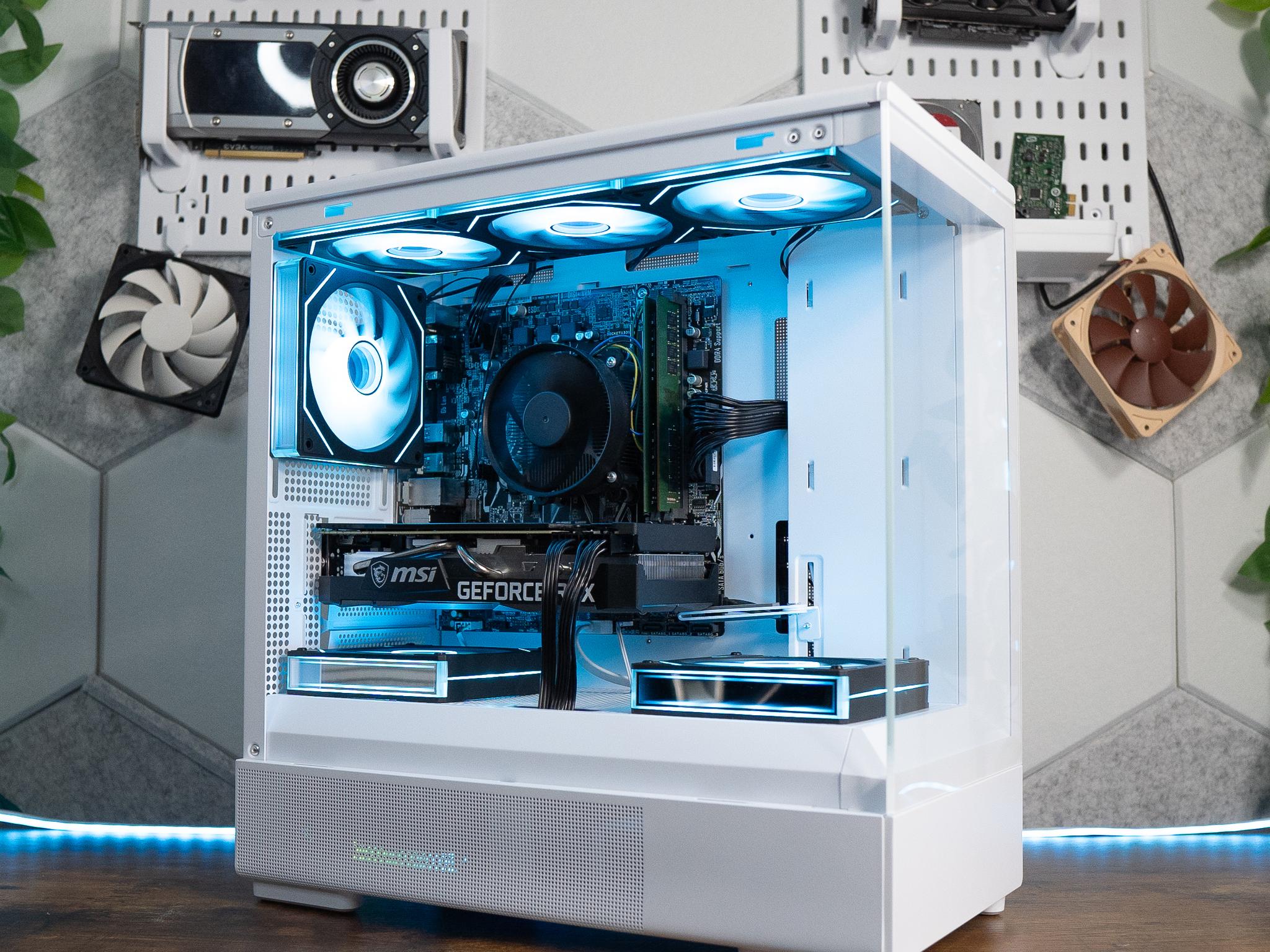 ❄️🌨 | MSI GeForce RTX 3070 8GB | RYZEN 7 5700G | 32GB DDR4 RAM | 1TB NVME + 2TB HD | Arctic Borealis