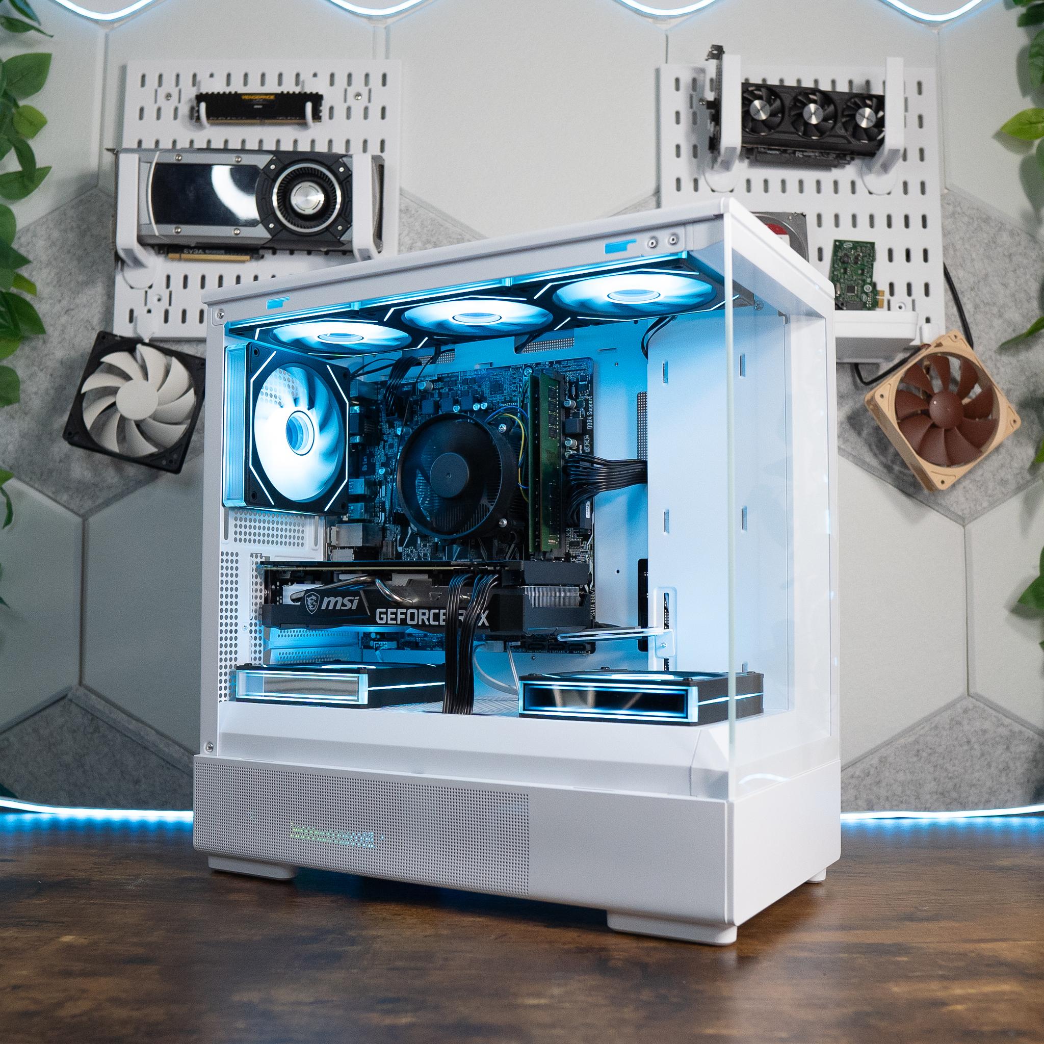 ❄️🌨 | MSI GeForce RTX 3070 8GB | RYZEN 7 5700G | 32GB DDR4 RAM | 1TB NVME + 2TB HD | Arctic Borealis