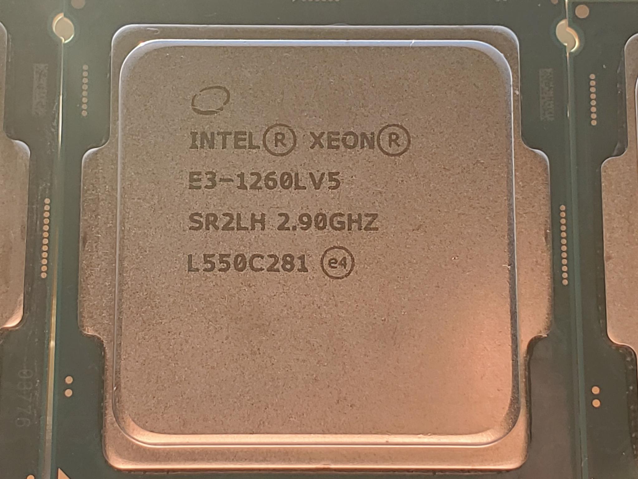 UNTESTED 4x Xeon E3 LGA 1151 4 Core V5 & V6 CPUs (6th & 7th gen)