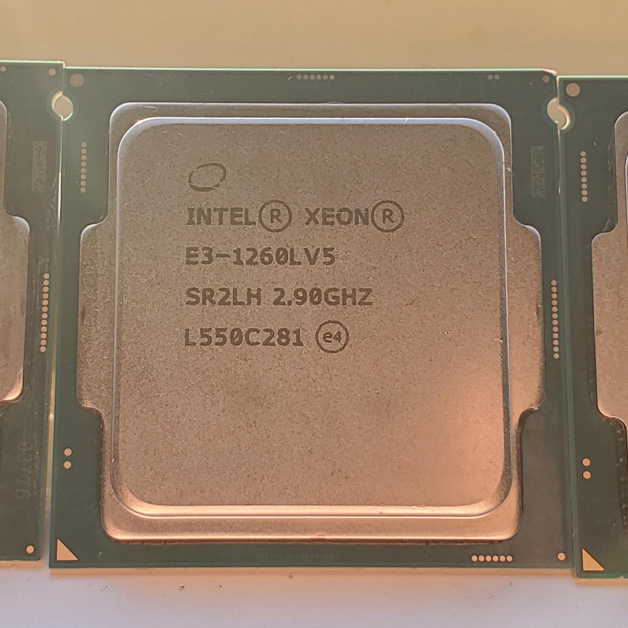 UNTESTED 4x Xeon E3 LGA 1151 4 Core V5 & V6 CPUs (6th & 7th gen)